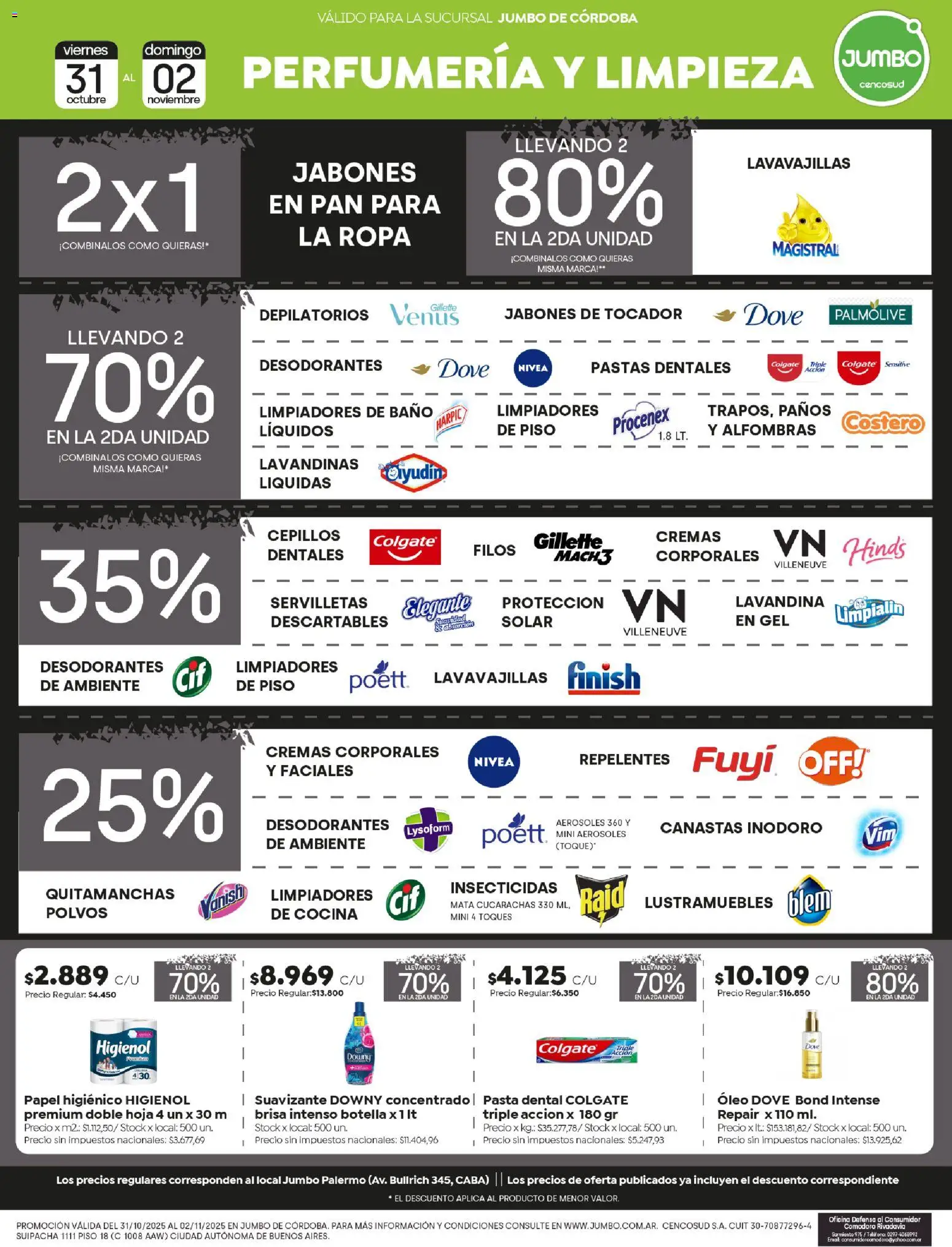 Jumbo - Ofertas Extremo | Córdoba │ válido desde el 31.10.2025 | Página: 6 | Productos: Teléfono, Pasta dental, Quitamanchas, Pasta