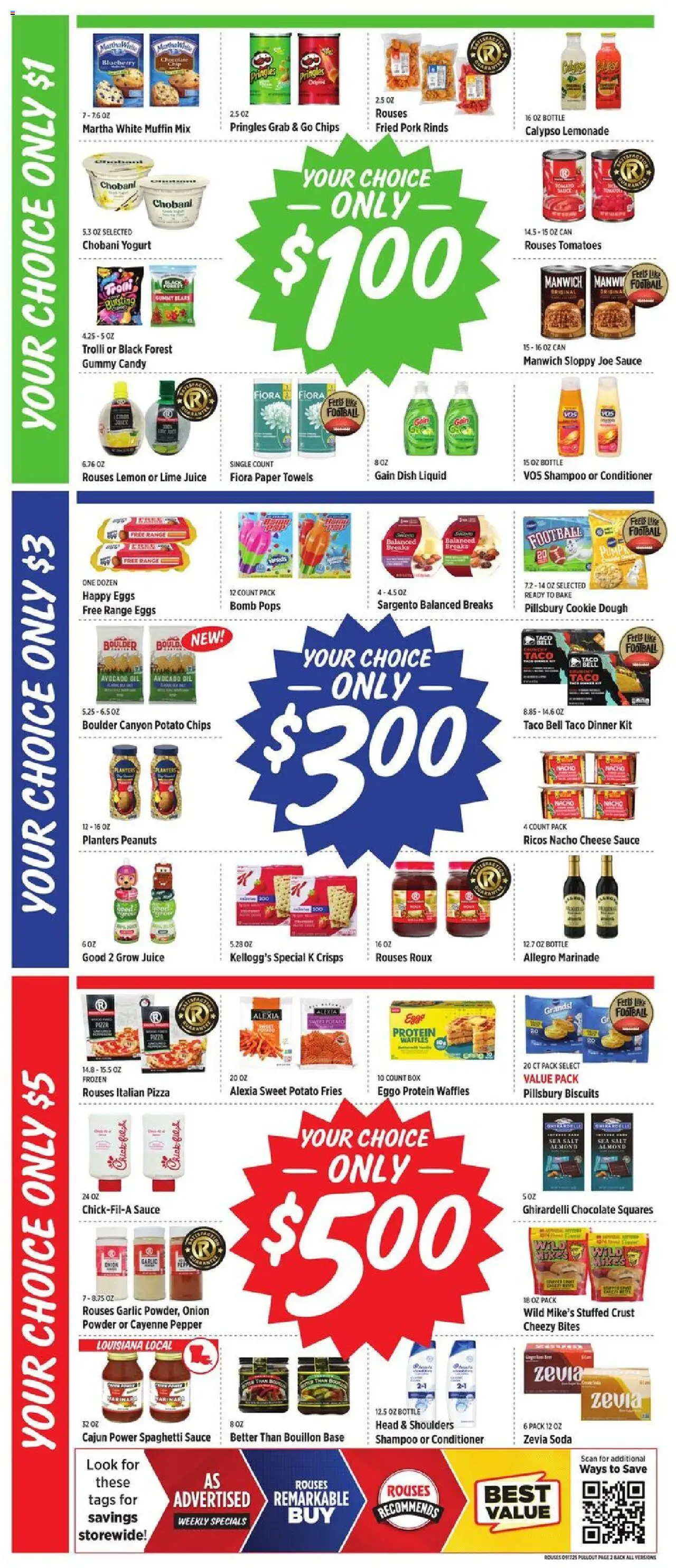 Rouses Weekly Ad - valid from 17.09.2025 | Page: 5 | Products: Box, Lemon, Garlic, Lime