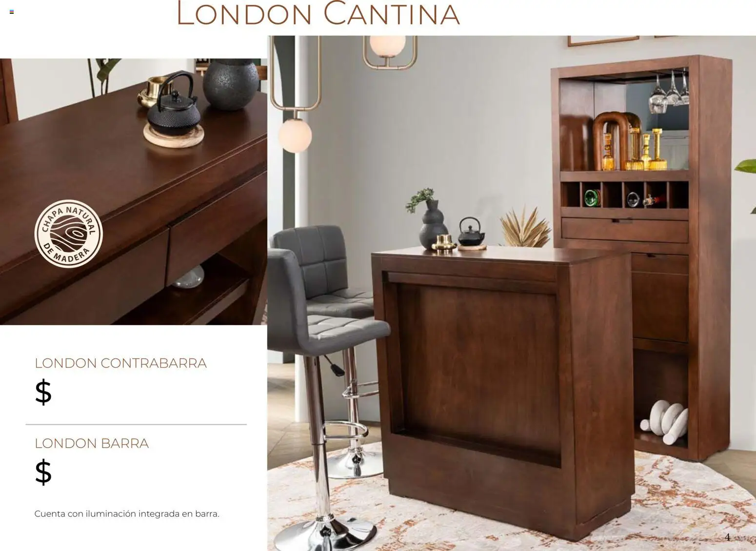 Nuevas ofertas de Muebles Dico válidas en toda la República Mexicana desde el 22.11.2025. ¡Encuentra las mejores ofertas en Muebles Dico catálogo  Cantina Bar! | Página: 4 | Productos: Barra