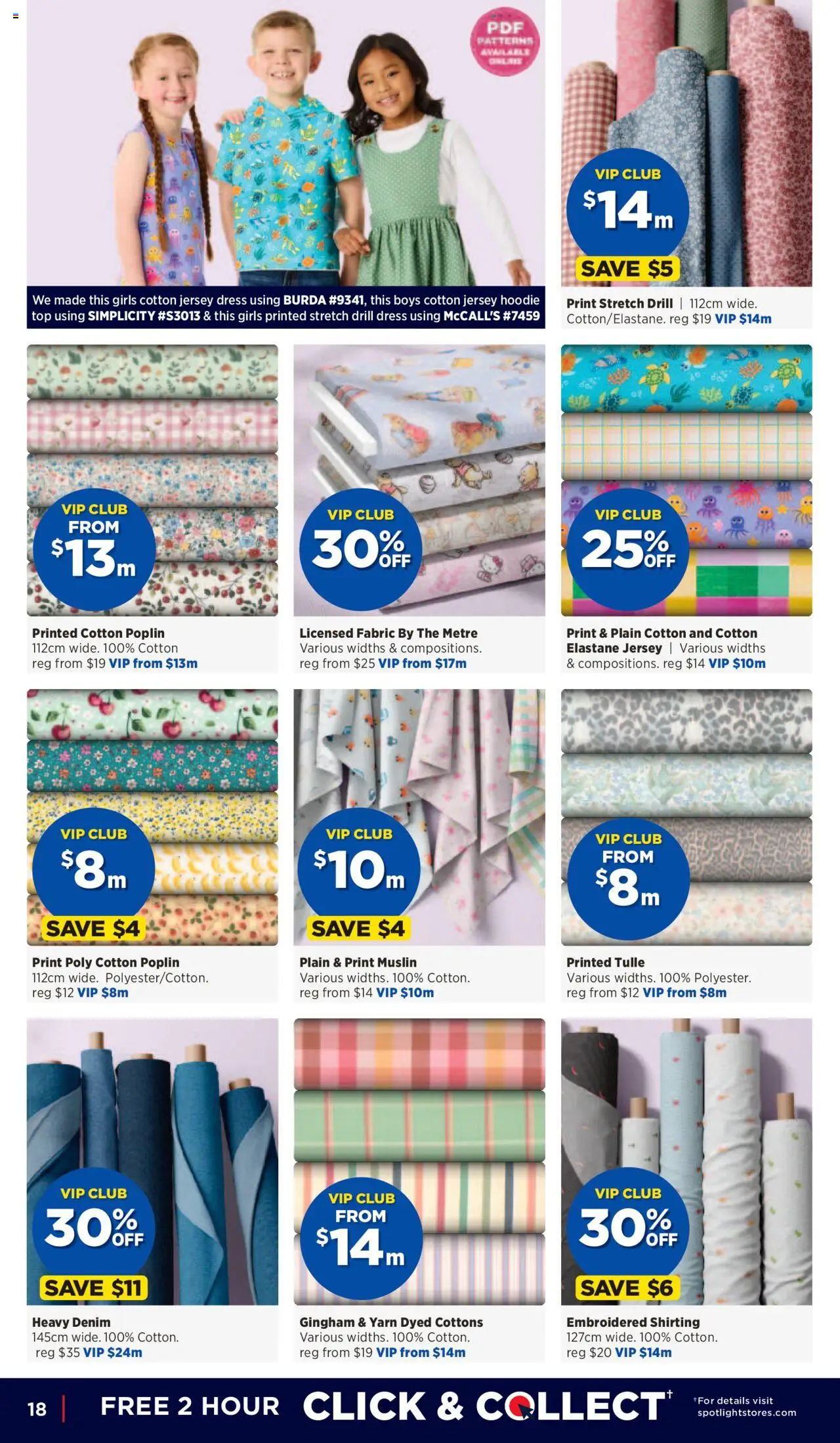 Spotlight catalogue - valid from 24.09.2025 | Page: 18 | Products: Denim, Jersey, Dress, Hoodie
