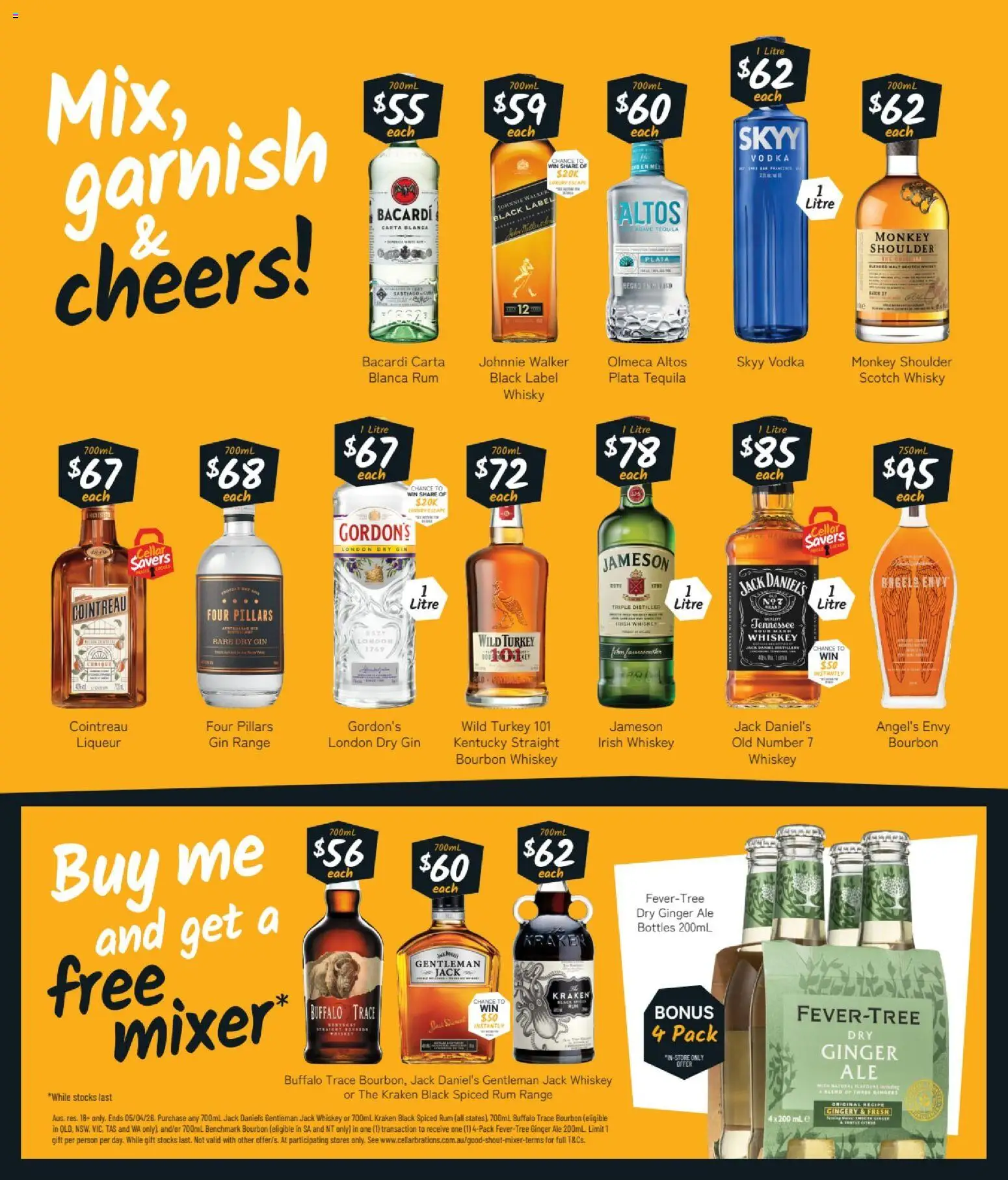 Cellarbrations catalogue - valid from 23.03.2026 | Page: 6 | Products: Ginger, Gin, Vodka, Rum