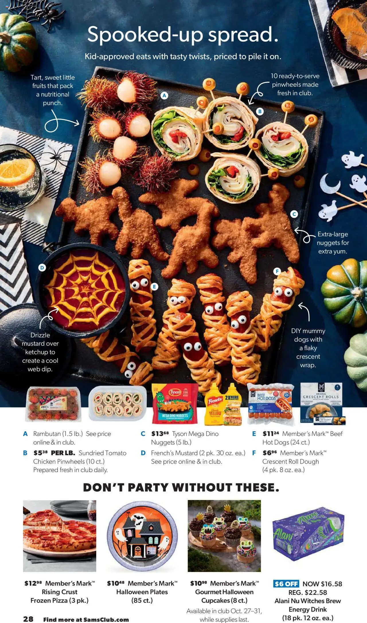 Sam's Club Instant Savings Book September - valid from 27.08.2025 | Page: 28 | Products: Pizza, Beef, Ketchup, Hot Dogs