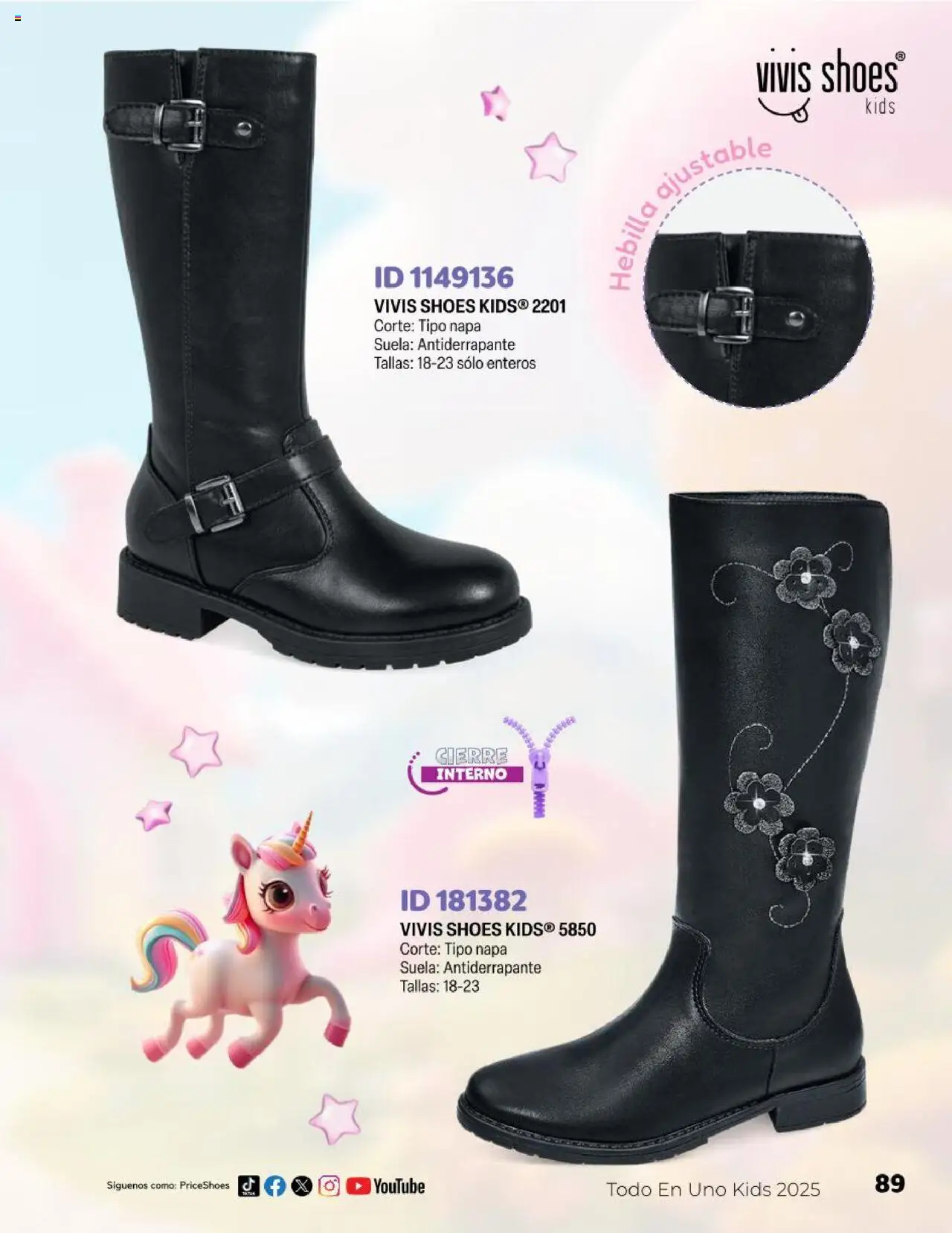 Nuevas ofertas de Price Shoes válidas en toda la República Mexicana desde el 23.04.2025. ¡Encuentra las mejores ofertas en Price Shoes catálogo Kids! | Página: 89 | Productos: Hebilla