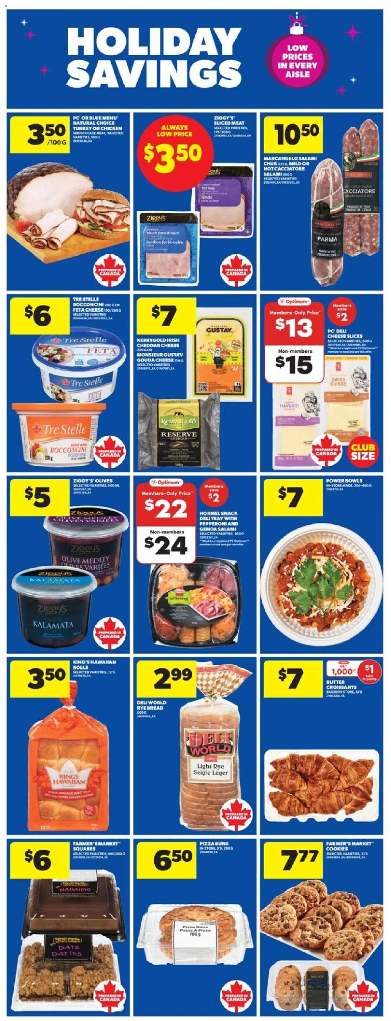 Real Canadian Superstore flyer valid from 13.11.2025 | Page: 20 | Products: Turkey, Butter, Cheese, Bread