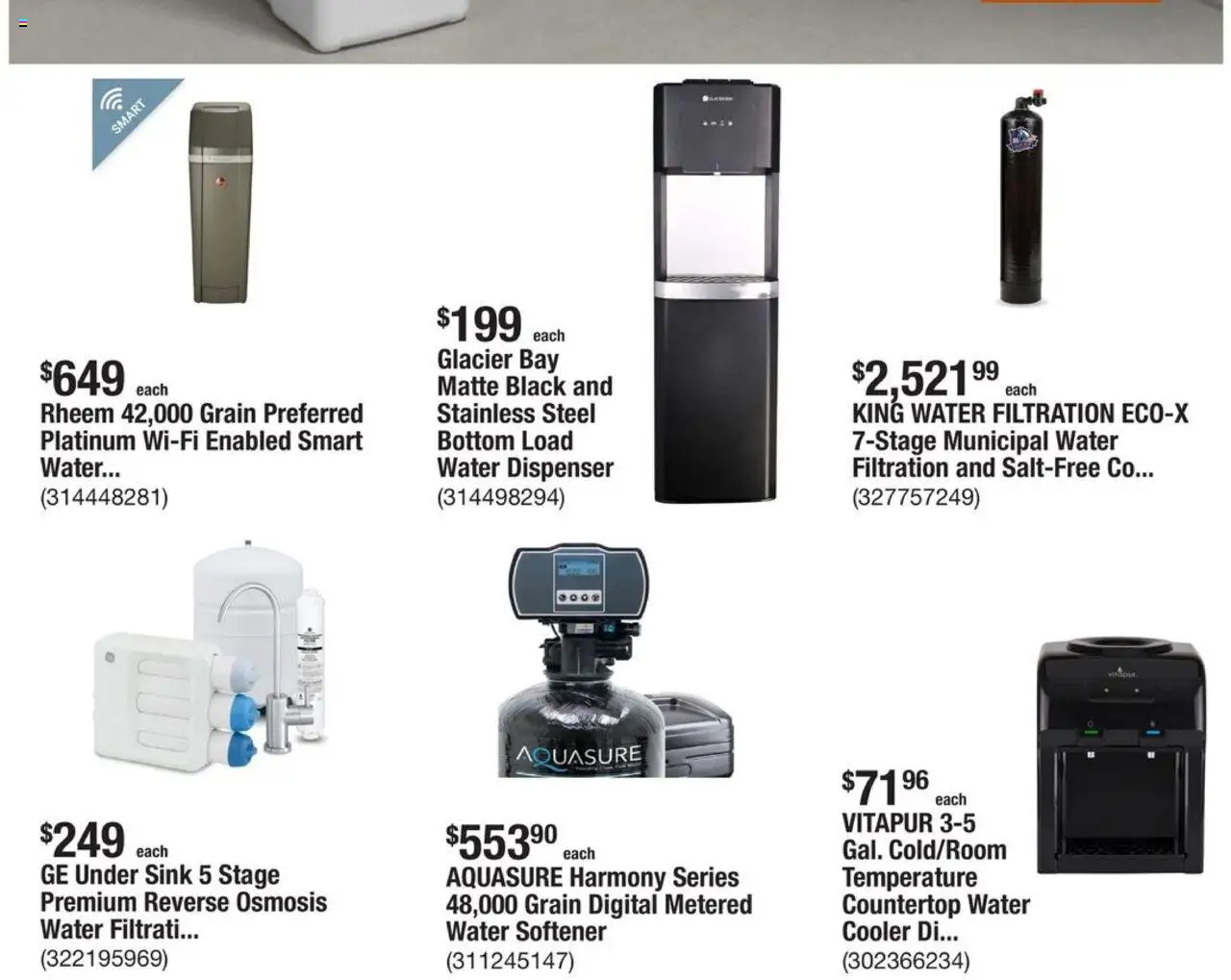 Home Depot Weekly Ad - valid from 09.10.2025 | Page: 6 | Products: Water