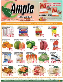Preview of Ample Food Market - Weekly flyer Brampton from shop Ample Food Market valid from 07.11.2025