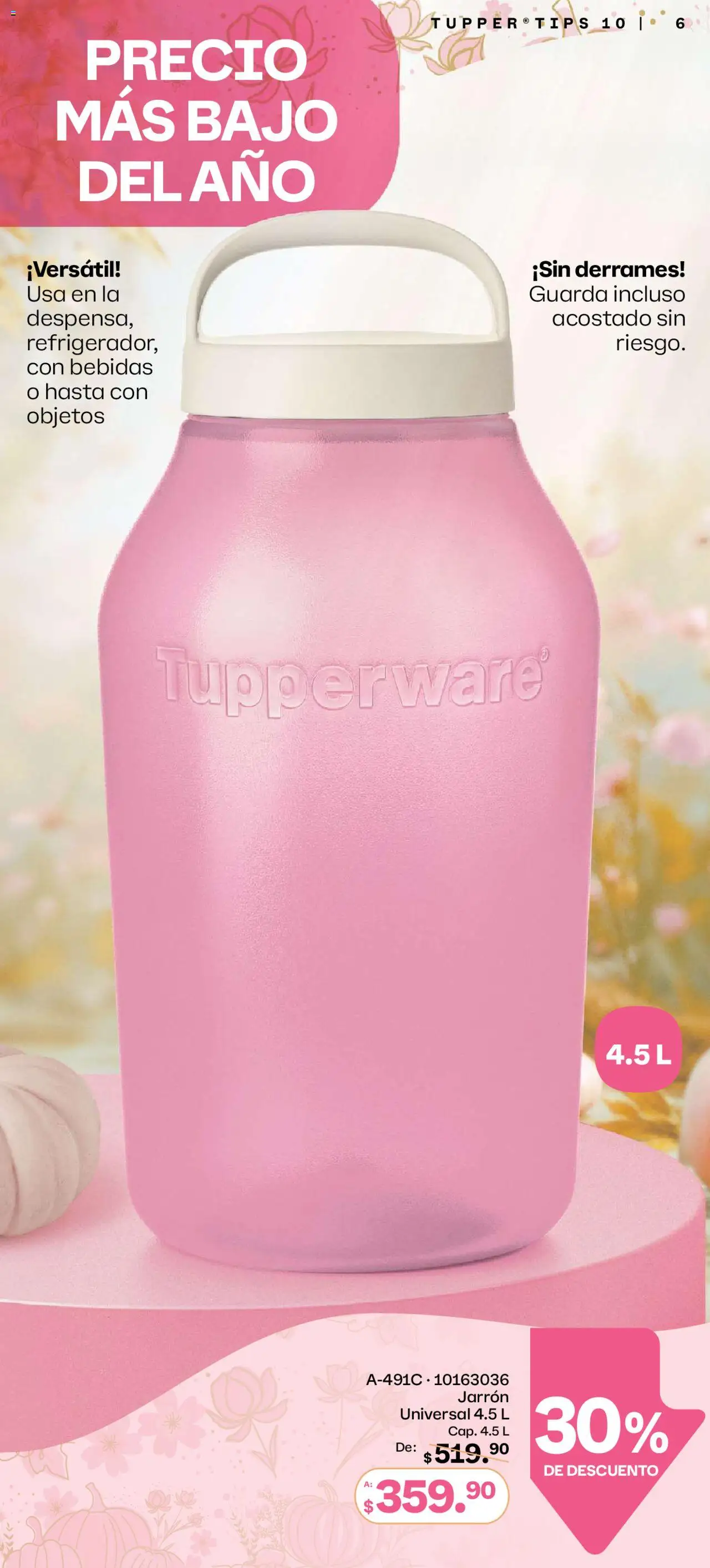 Nuevas ofertas de Tupperware válidas en toda la República Mexicana desde el 08.09.2025. ¡Encuentra las mejores ofertas en Tupperware - Catálogo! | Página: 6