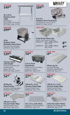 Princess Auto flyer valid from 29.07.2025 | Page: 75 | Products: Freezer, Grinder, Mixer, Table