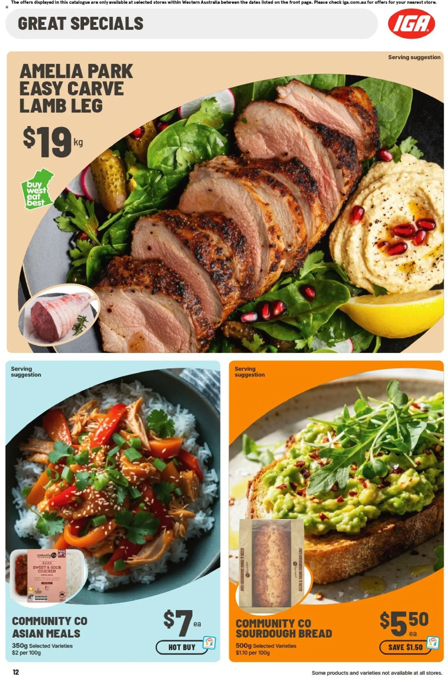 IGA catalogue - valid from 15.04.2026 | Page: 12 | Products: Bacon, Cheese, Beef, Game