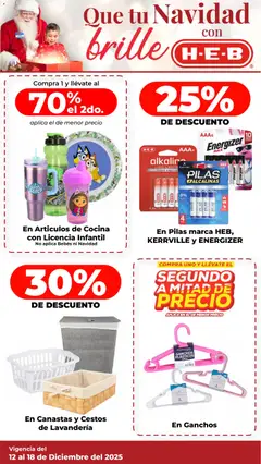Vista previa de H-E-B folleto, nuevo folleto de la tienda, válido en México a partir del 12.12.2025 | Página: 9 | Productos: Cocina, Pilas