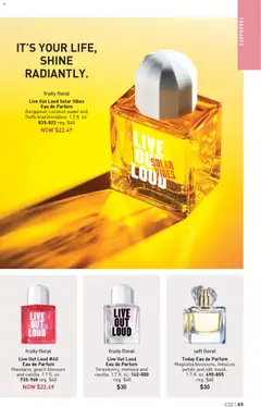 Preview of Avon weekly ads valid from 22.10.2025 | Page: 63 | Products: Fragrance, Water, Peach