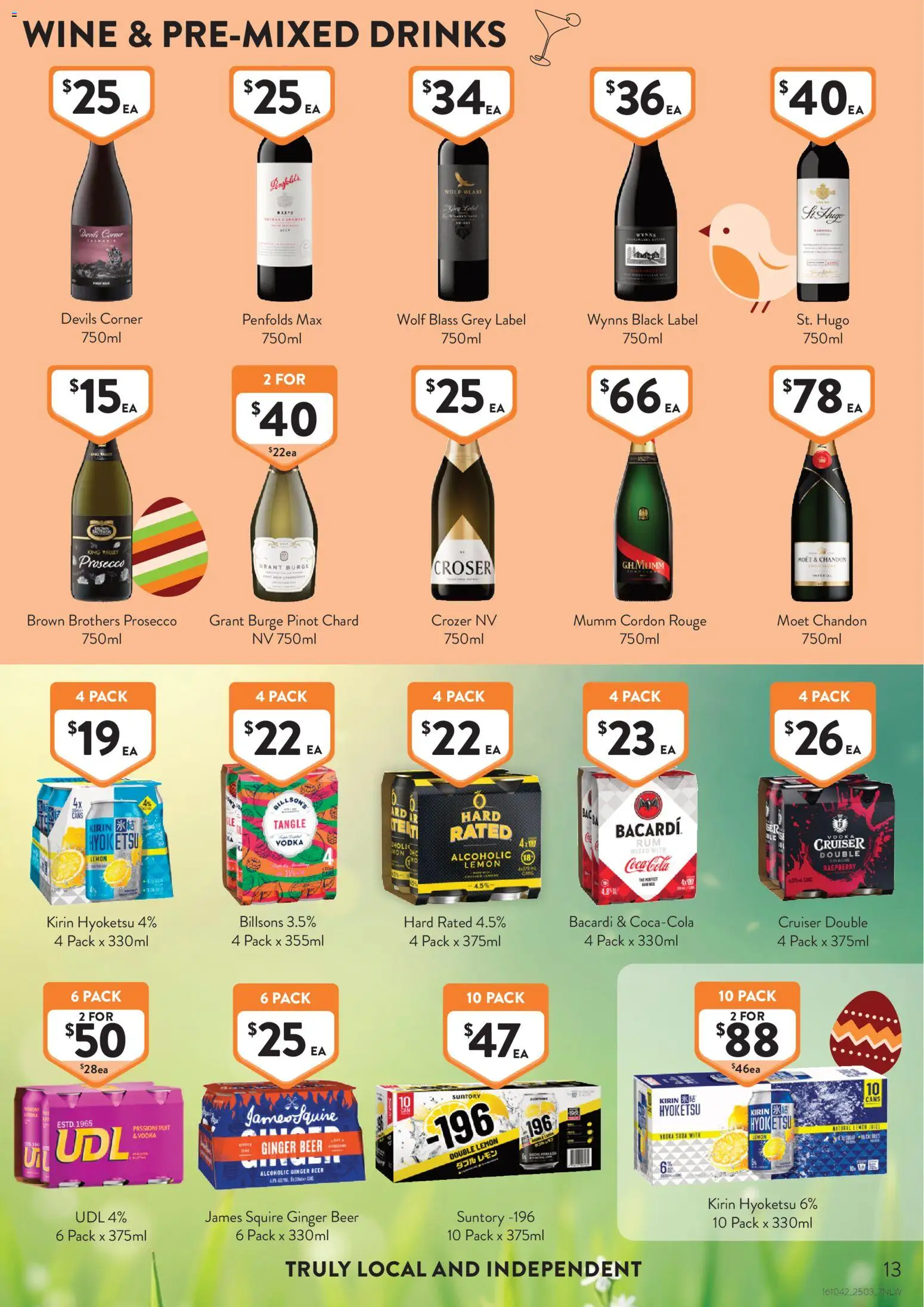 Foodworks catalogue - valid from 25.03.2026 | Page: 13 | Products: Juice, Wine, Passionfruit, Vodka