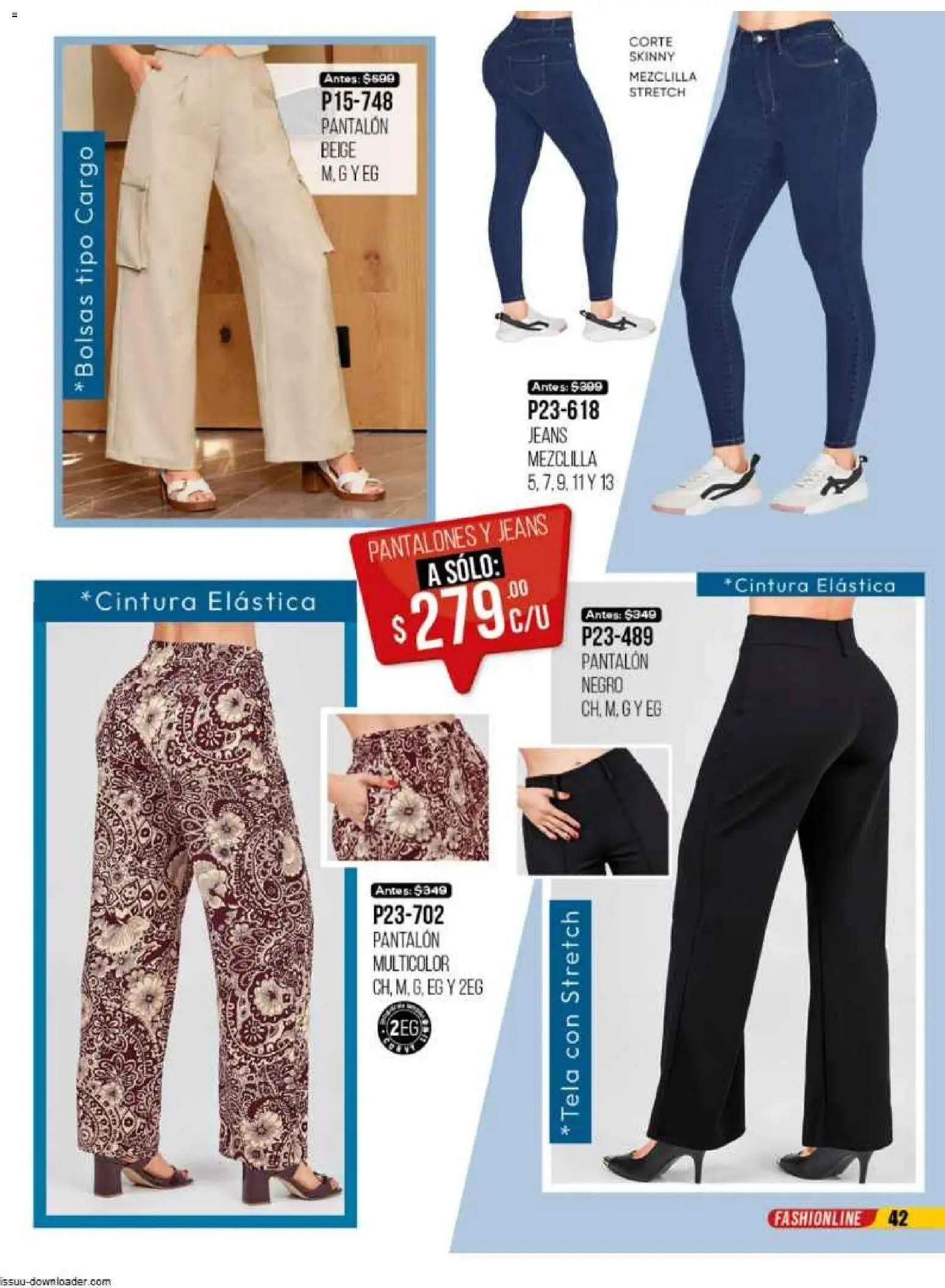 Nuevas ofertas de Cklass válidas en toda la República Mexicana desde el 31.10.2025. ¡Encuentra las mejores ofertas en Cklass catálogo Super Rebajas Ropa! | Página: 45 | Productos: Pantalones