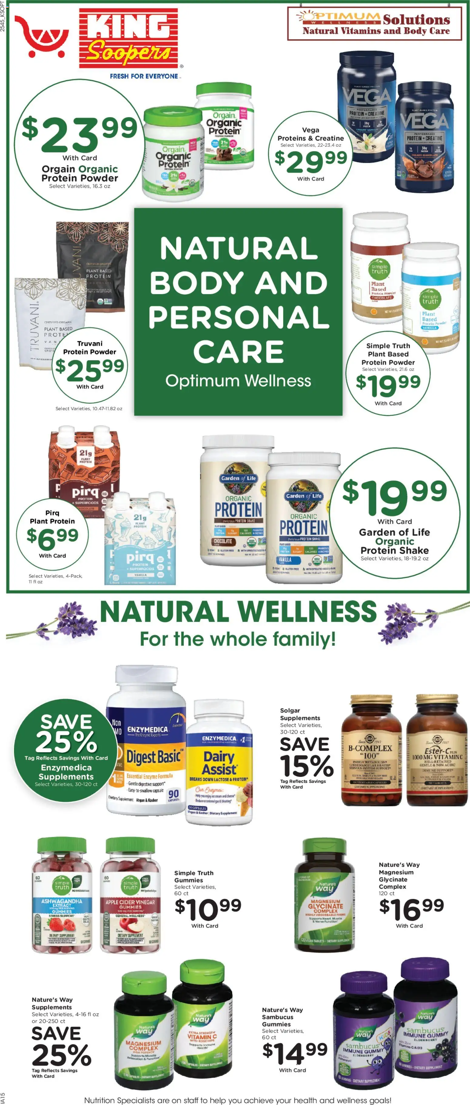 King Soopers Weekly Ad - valid from 10.12.2025 | Page: 8 | Products: Vitamin, Magnesium, Zinc, Protein Powder