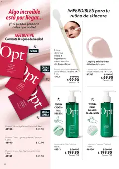 Vista previa de Oriflame campaña 4 2026, nuevo folleto de la tienda, válido en México a partir del 07.03.2026 | Página: 58 | Productos: Serum, Crema, Espátula, Limpiador