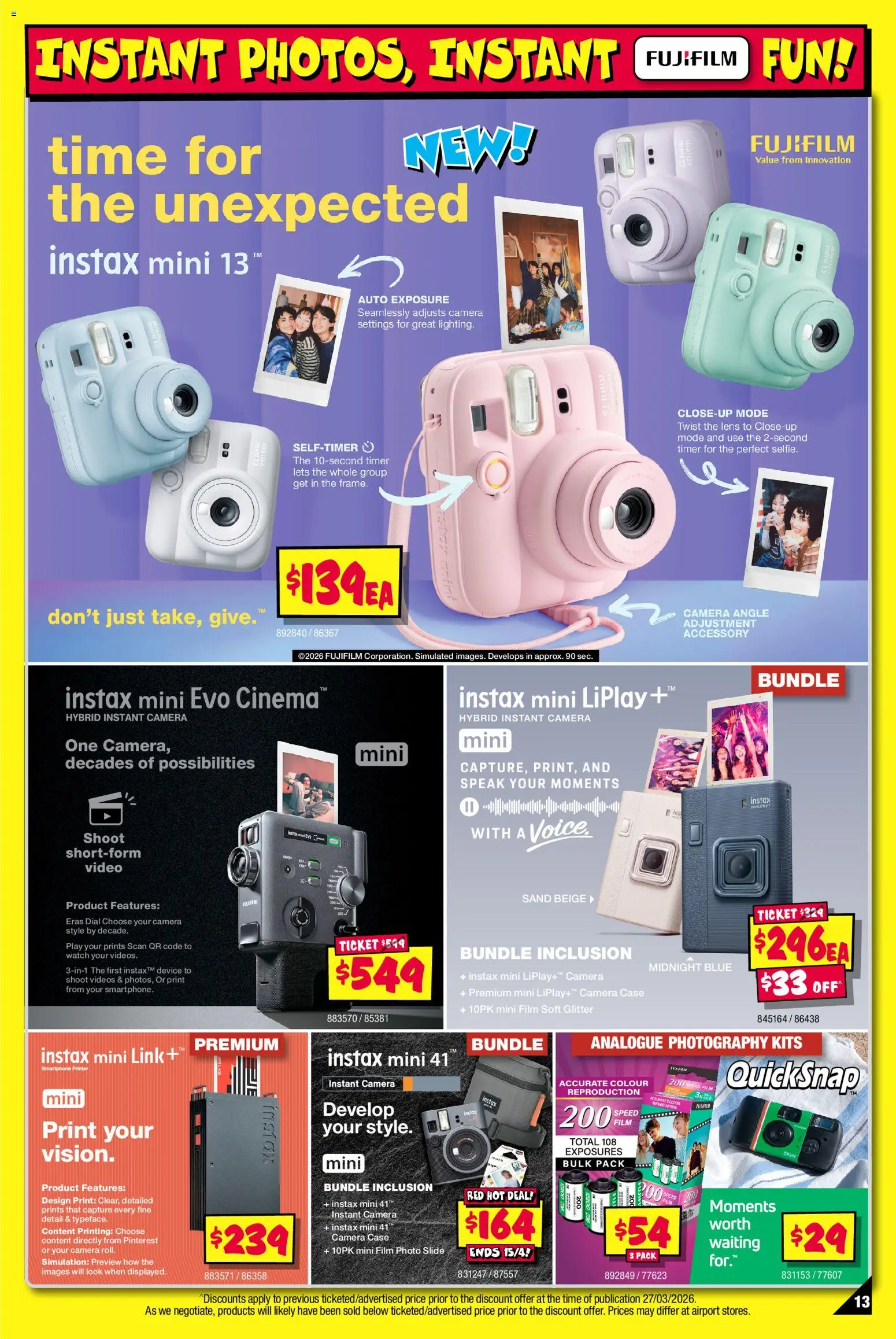 JB Hi-Fi catalogue - valid from 02.04.2026 | Page: 13 | Products: Smartphone, Watch, Printer, Camera