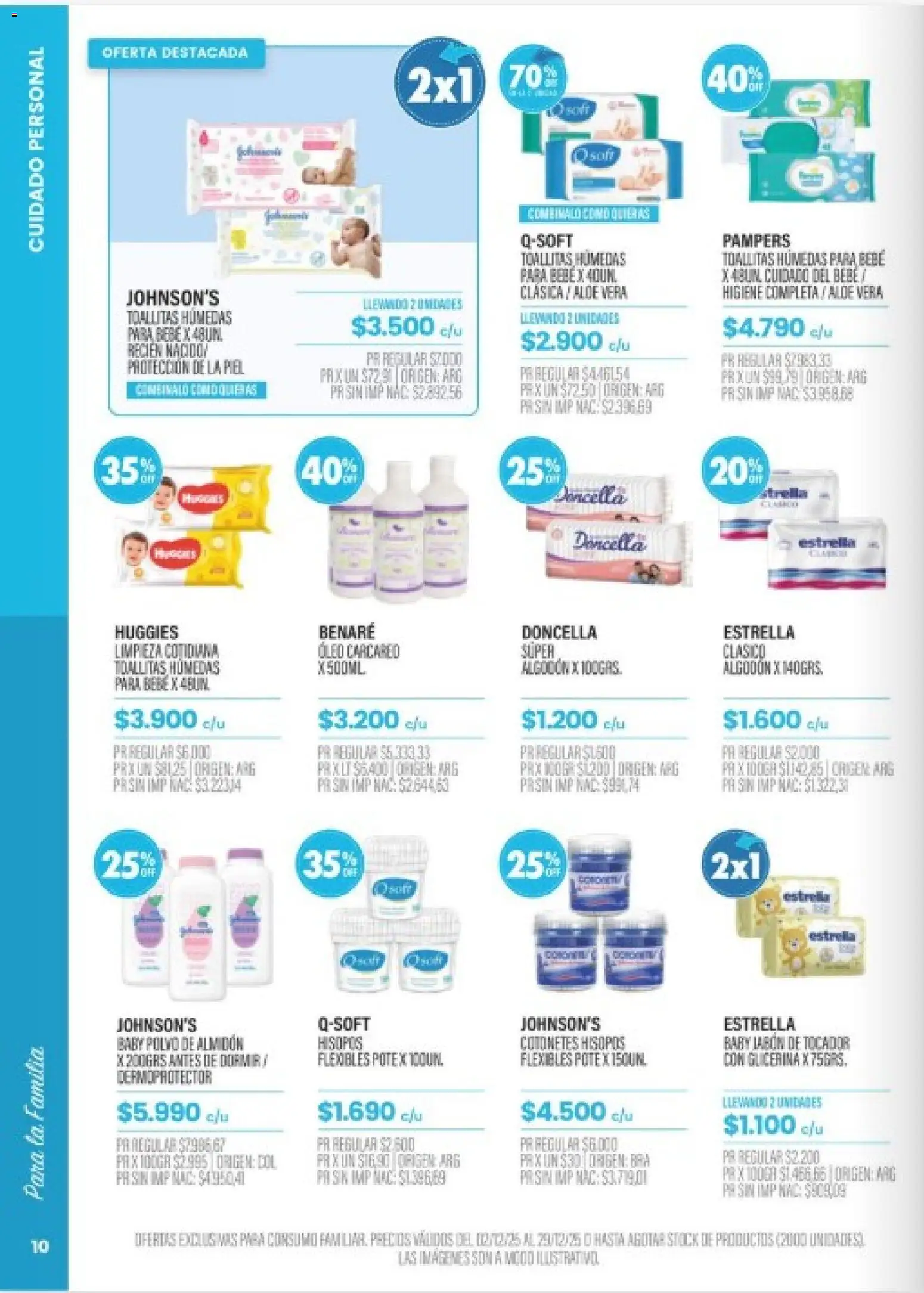 Pigmento catálogo │ válido desde el 02.12.2025 | Página: 10 | Productos: Algodón, Polvo, Toallitas húmedas