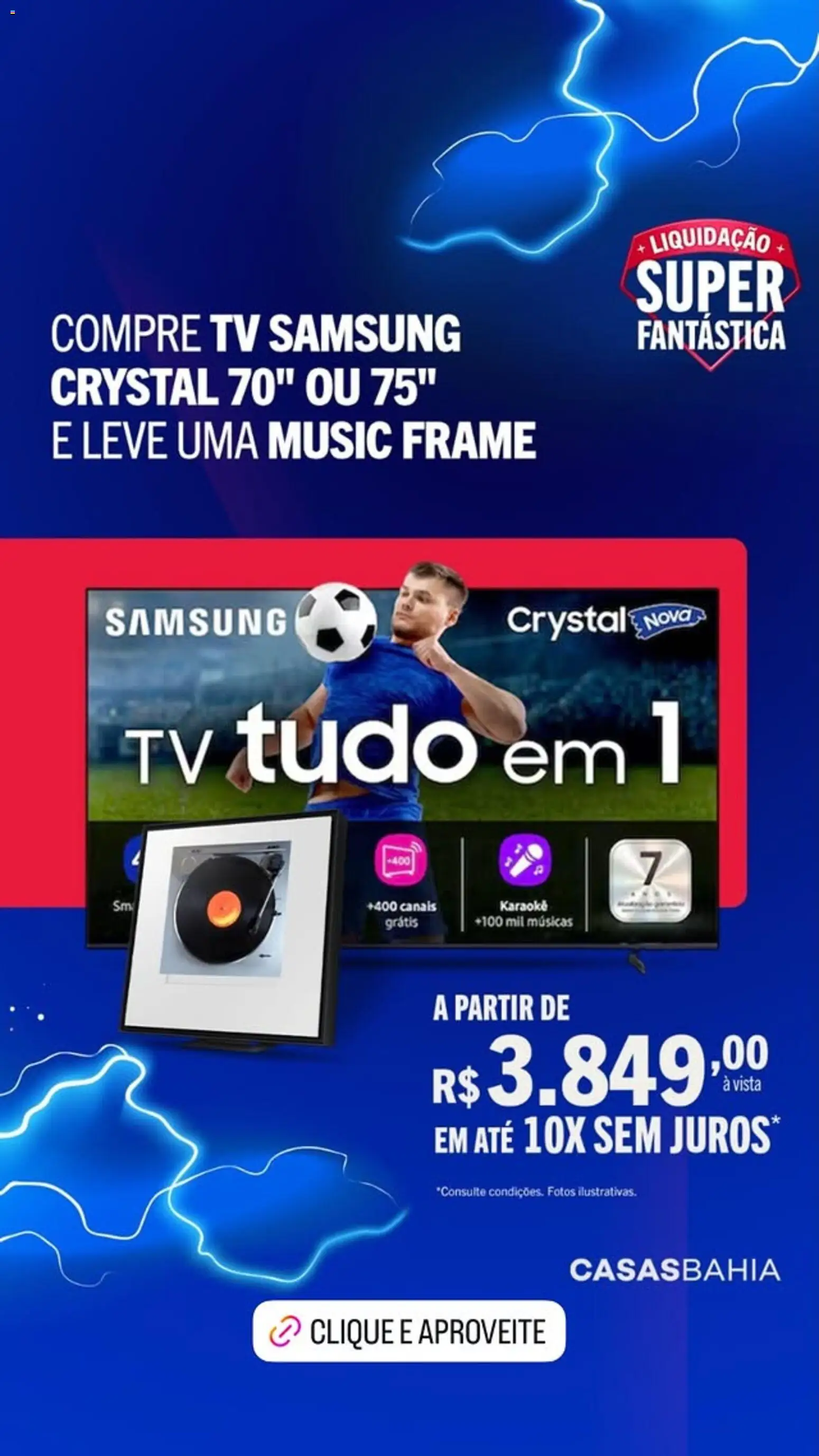 Casas Bahia Folheto - válido de 11.01.2026 | Página: 3 | Produtos: Tv