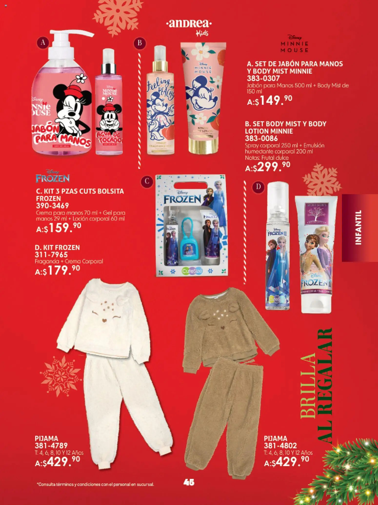 Nuevas ofertas de Andrea válidas en toda la República Mexicana desde el 23.11.2025. ¡Encuentra las mejores ofertas en Andrea catálogo Guía de regalos! | Página: 45 | Productos: Crema, Emulsión, Fragancia, Crema corporal