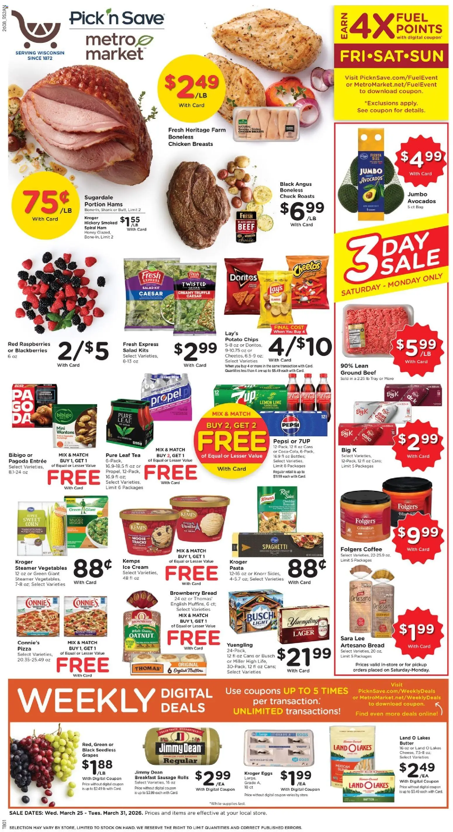 Pick ‘n Save Weekly Ad - valid from 25.03.2026 | Page: 1