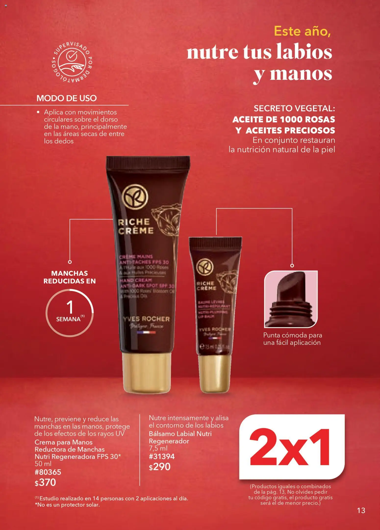 Nuevas ofertas de Yves Rocher válidas en toda la República Mexicana desde el 30.12.2025. ¡Encuentra las mejores ofertas en Yves Rocher campaña 1 2026! | Página: 13 | Productos: Aceite, Bálsamo, Conjunto, Sobre