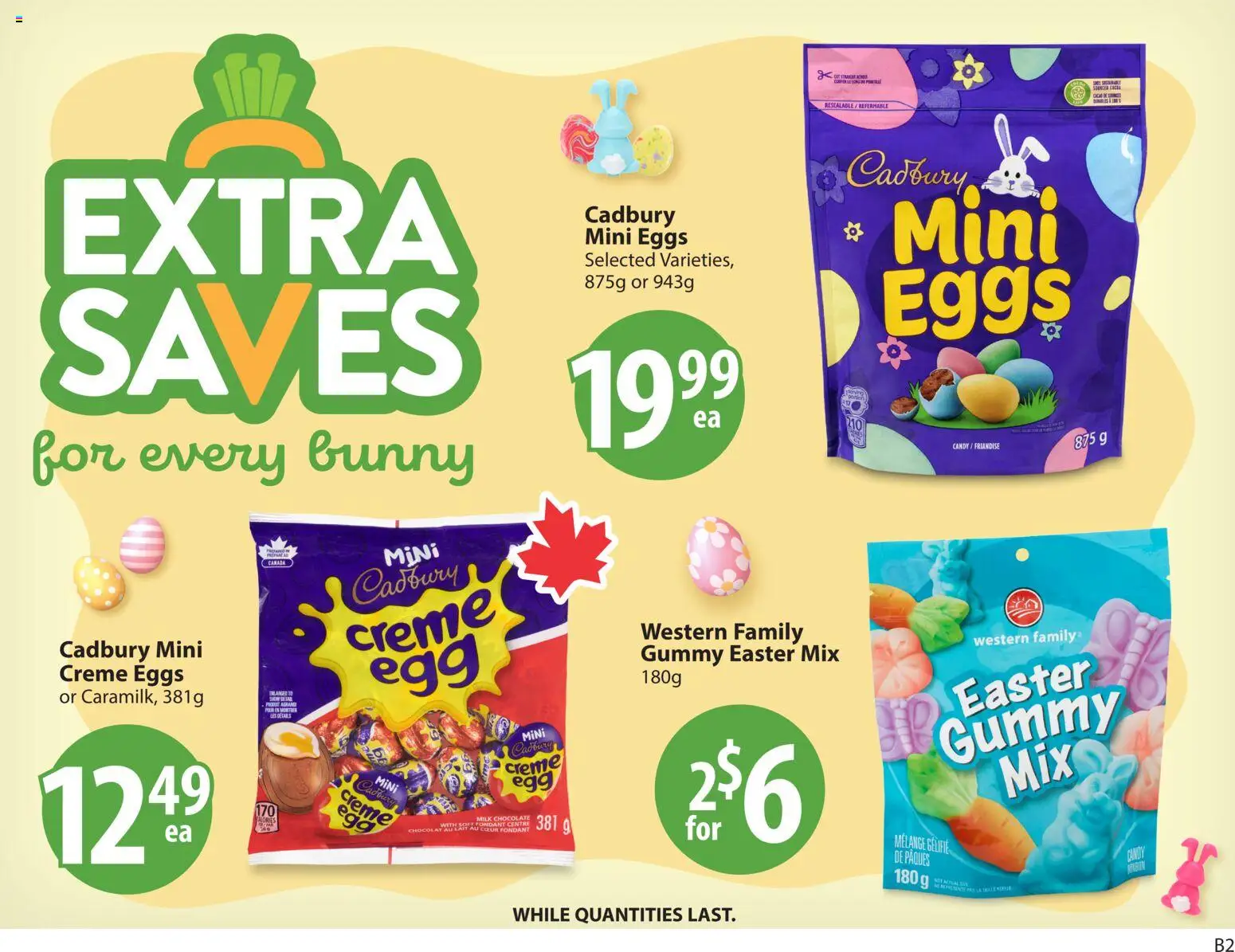 Save on foods flyer valid from 19.03.2026 | Page: 18 | Products: Milk, Eggs, Chocolate