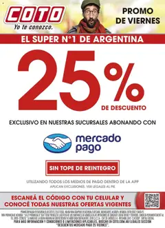 Vista previa Coto Promos de Viernes válido desde el 25.07.2025