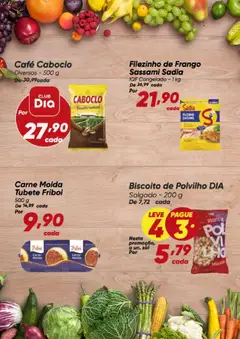Dia promoções - Pré-Visualização do folheto da loja Dia, válido de 03.11.2025 | Página: 3 | Produtos: Polvilho, Café, Frango, Carne moída