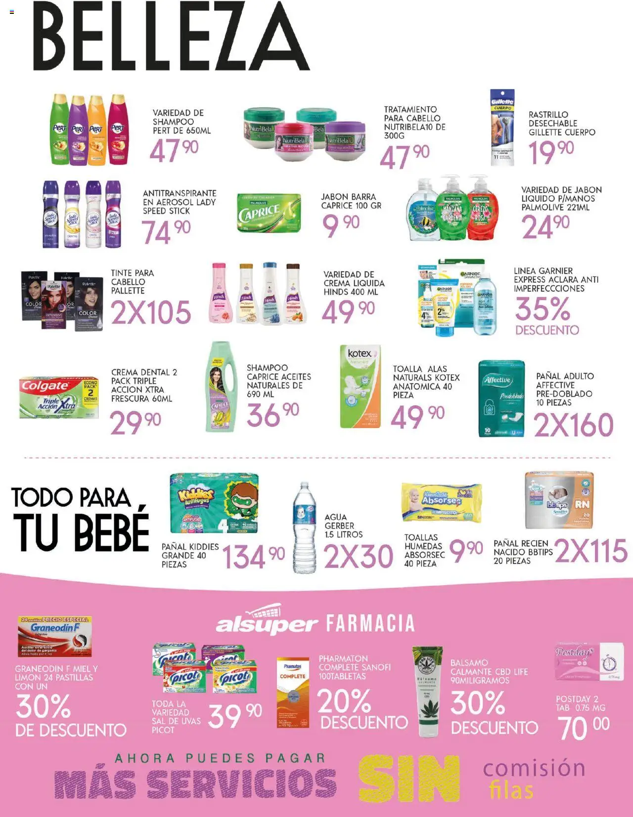 Nuevas ofertas de Alsuper válidas en toda la República Mexicana desde el 30.09.2025. ¡Encuentra las mejores ofertas en Alsuper - Folleto! | Página: 4 | Productos: Jabón líquido, Agua, Limón, Barra