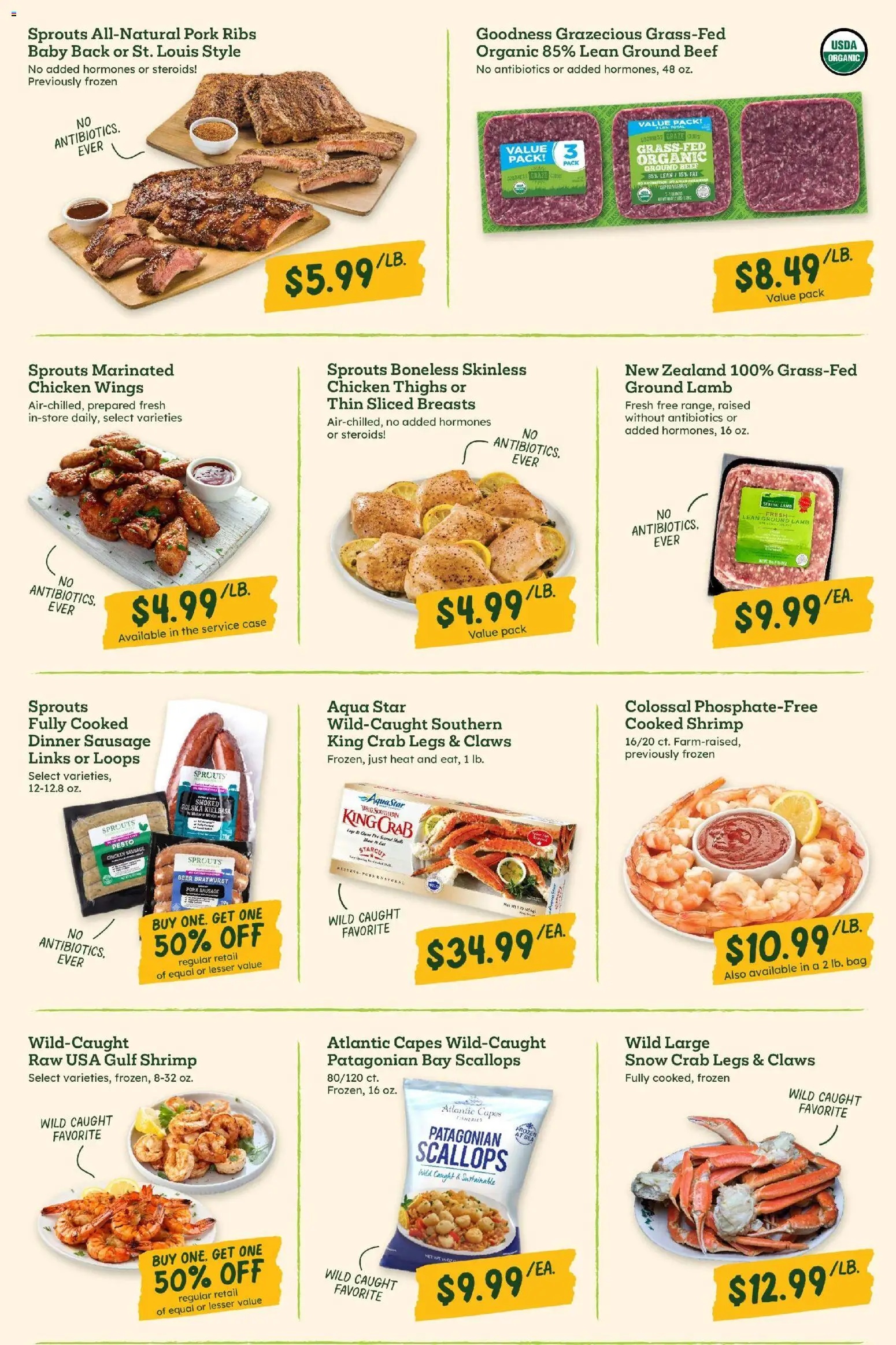 Sprouts Weekly Ad - valid from 26.12.2025 | Page: 3 | Products: Beer, Pork, Sausage, Case