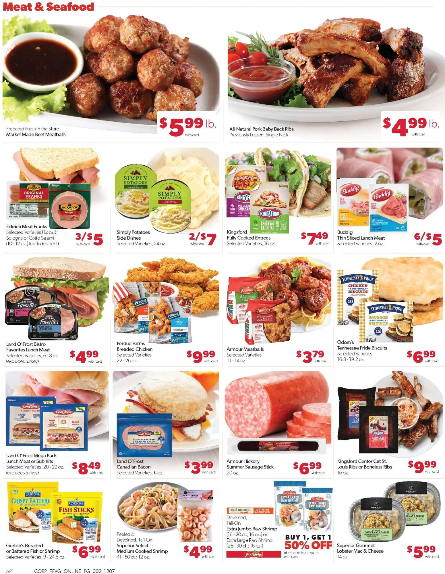 Family Fare Weekly Ad - MI - valid from 07.12.2025 | Page: 11 | Products: Pork, Fish, Potatoes, Beet