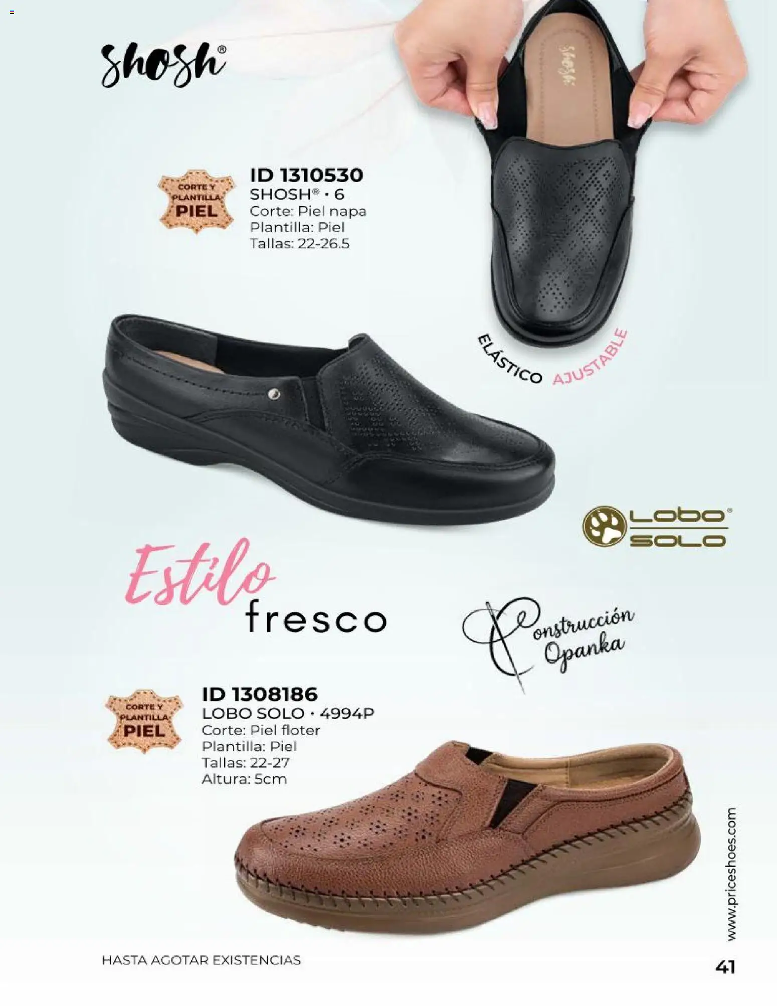 Nuevas ofertas de Price Shoes válidas en toda la República Mexicana desde el 23.04.2026. ¡Encuentra las mejores ofertas en Price Shoes catálogo Especial Confort! | Página: 41
