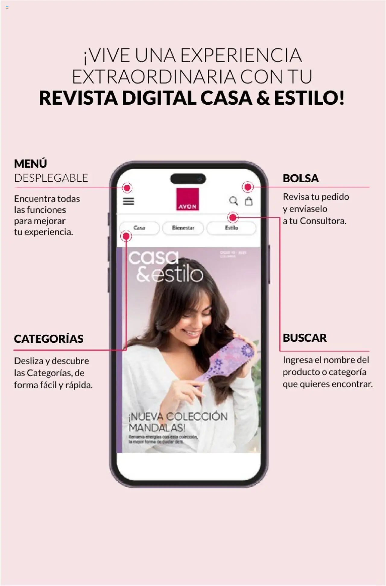 Avon revista - valida desde el 18.06.2025 | Página: 2 | Productos: Magdalena, Bolsa