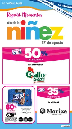La Anonima - Insuperables - z5 │ válido desde el 14.08.2025 | Página: 2 | Productos: Galletitas, Chocolate, Bizcochos