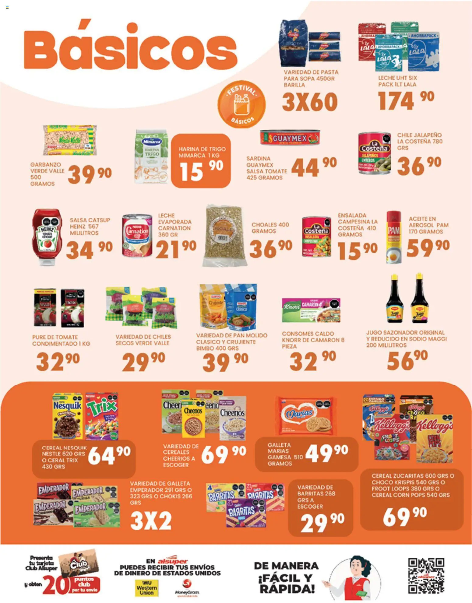 Nuevas ofertas de Alsuper válidas en toda la República Mexicana desde el 31.03.2026. ¡Encuentra las mejores ofertas en Alsuper folleto Chihuahua-Estado! | Página: 3 | Productos: Pan molido, Pala, Leche, Ensalada