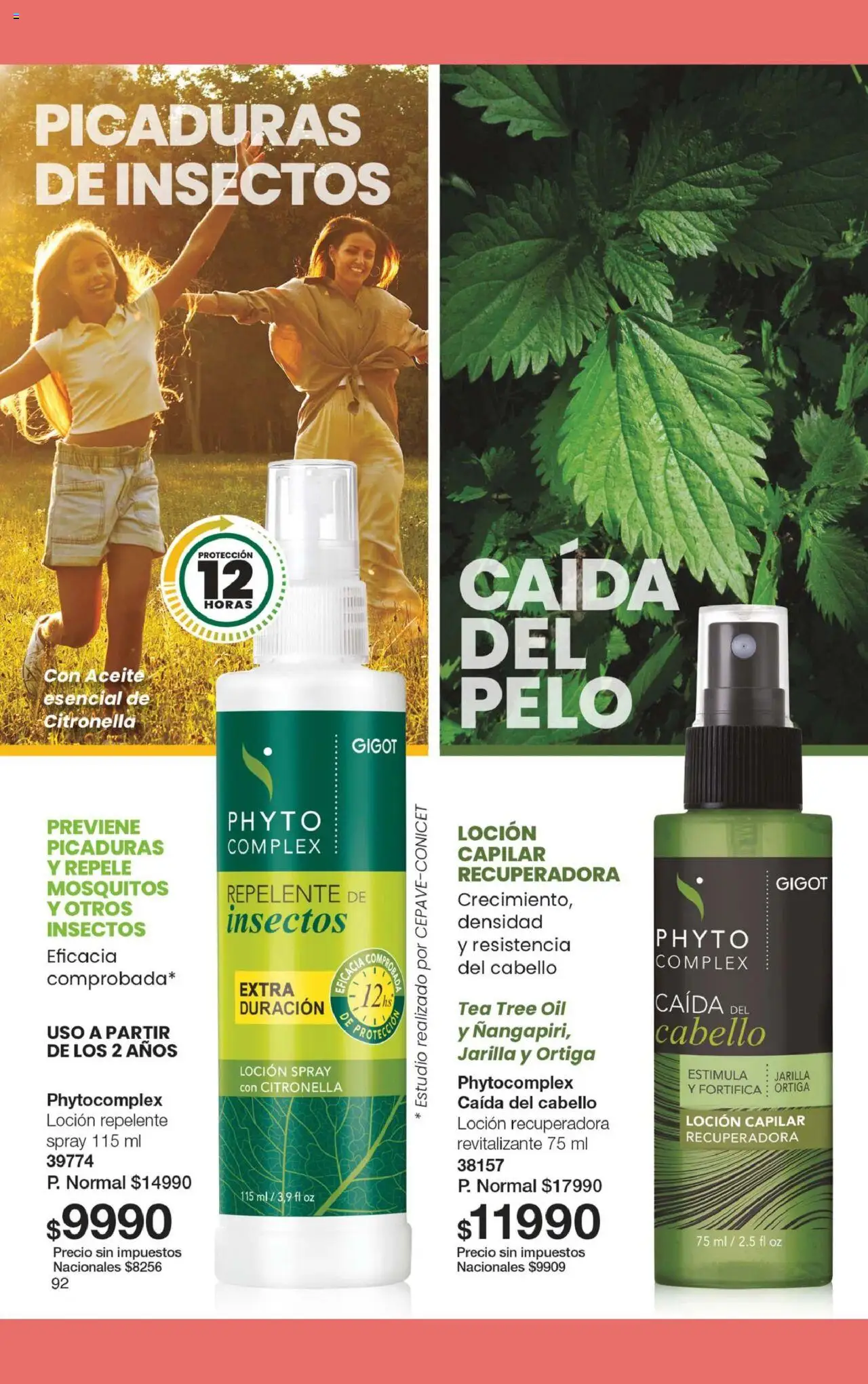 Gigot catálogo │ válido desde el 12.08.2025 | Página: 40 | Productos: Repelente, Aceite, Loción