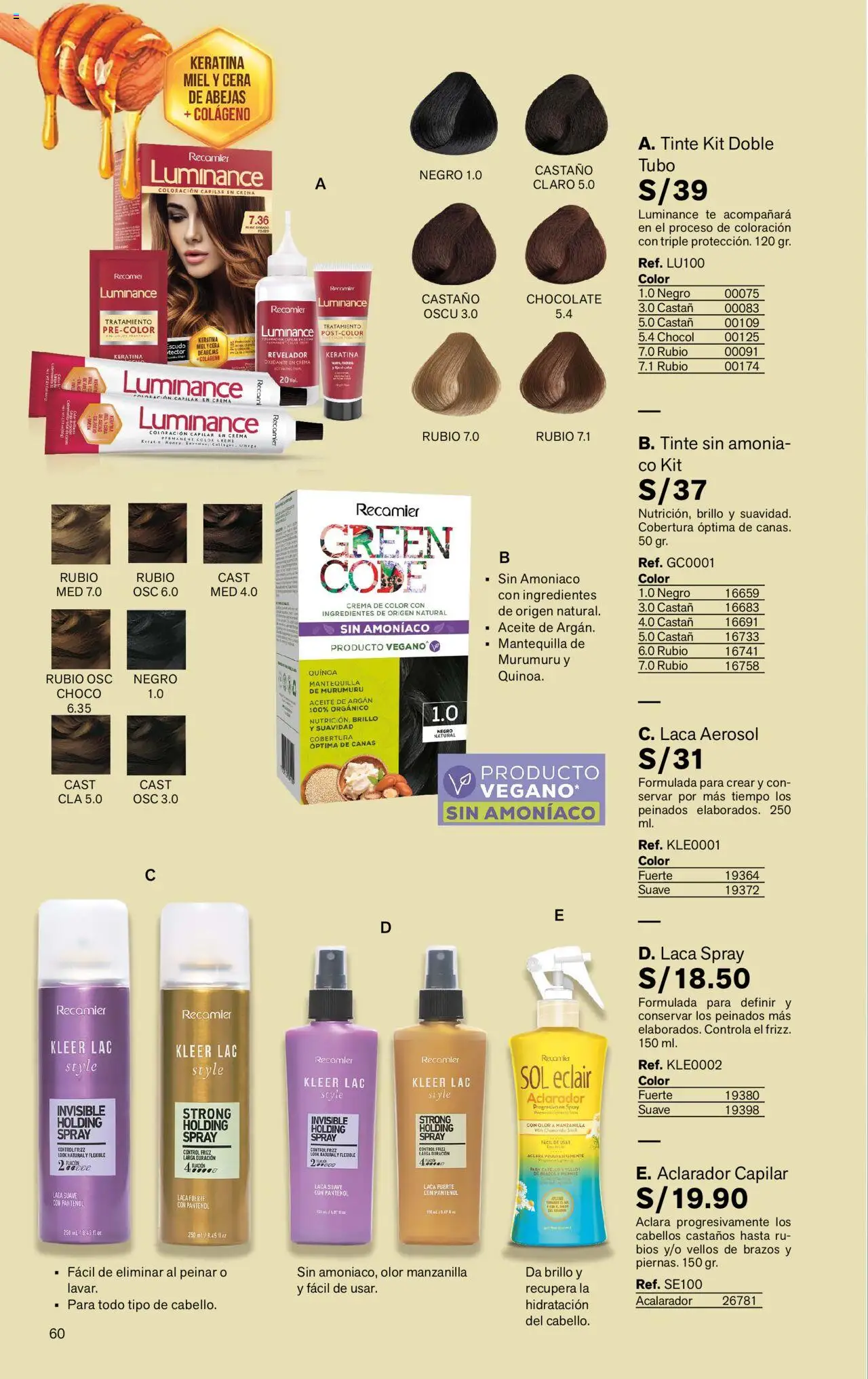 Catálogo Leonisa válido desde 24.06.2025 | Página: 60 | Productos: Mantequilla, Aceite, Té, Crema