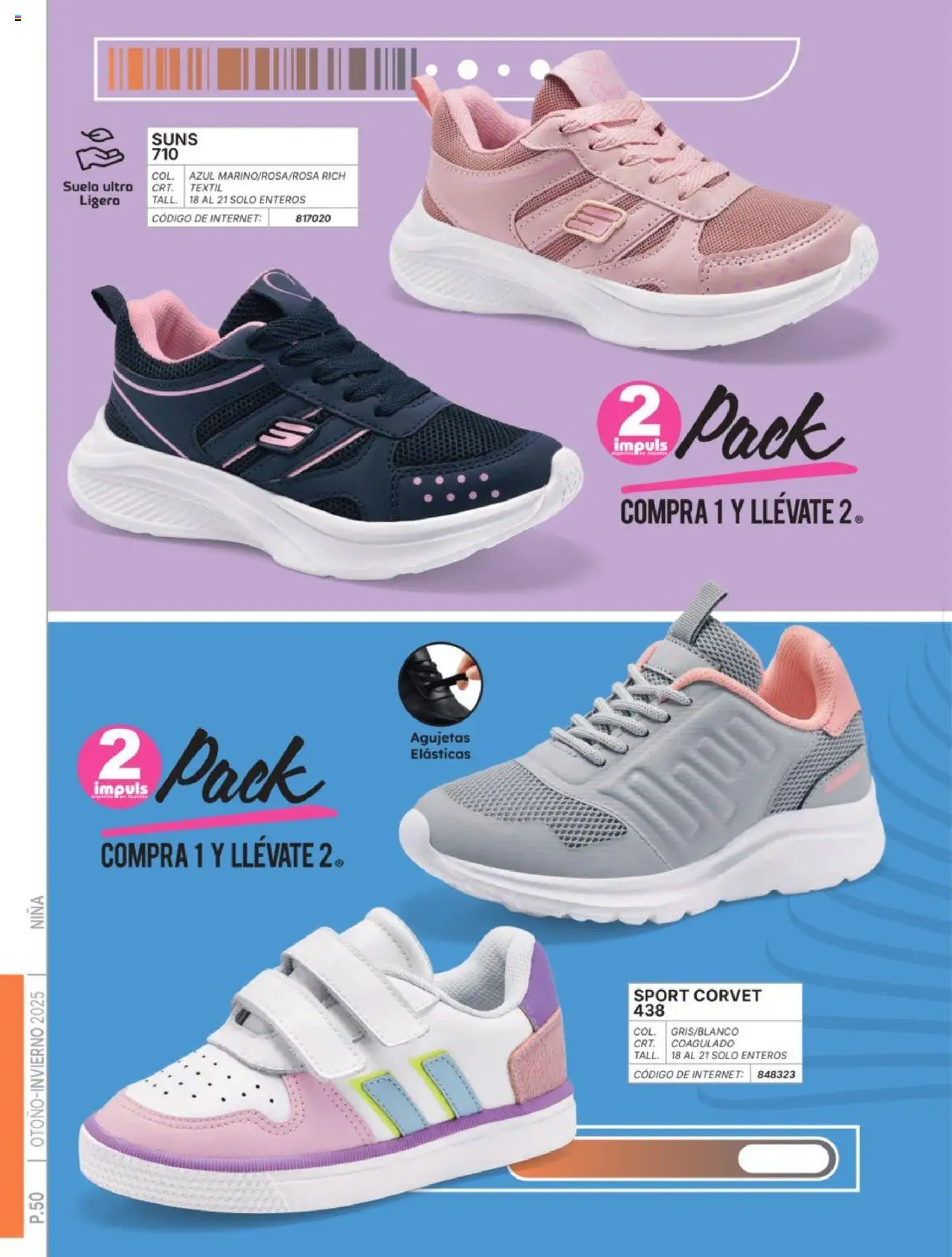Nuevas ofertas de Impuls válidas en toda la República Mexicana desde el 07.07.2025. ¡Encuentra las mejores ofertas en Impuls catálogo Niña Otoño-Invierno 2025! | Página: 52