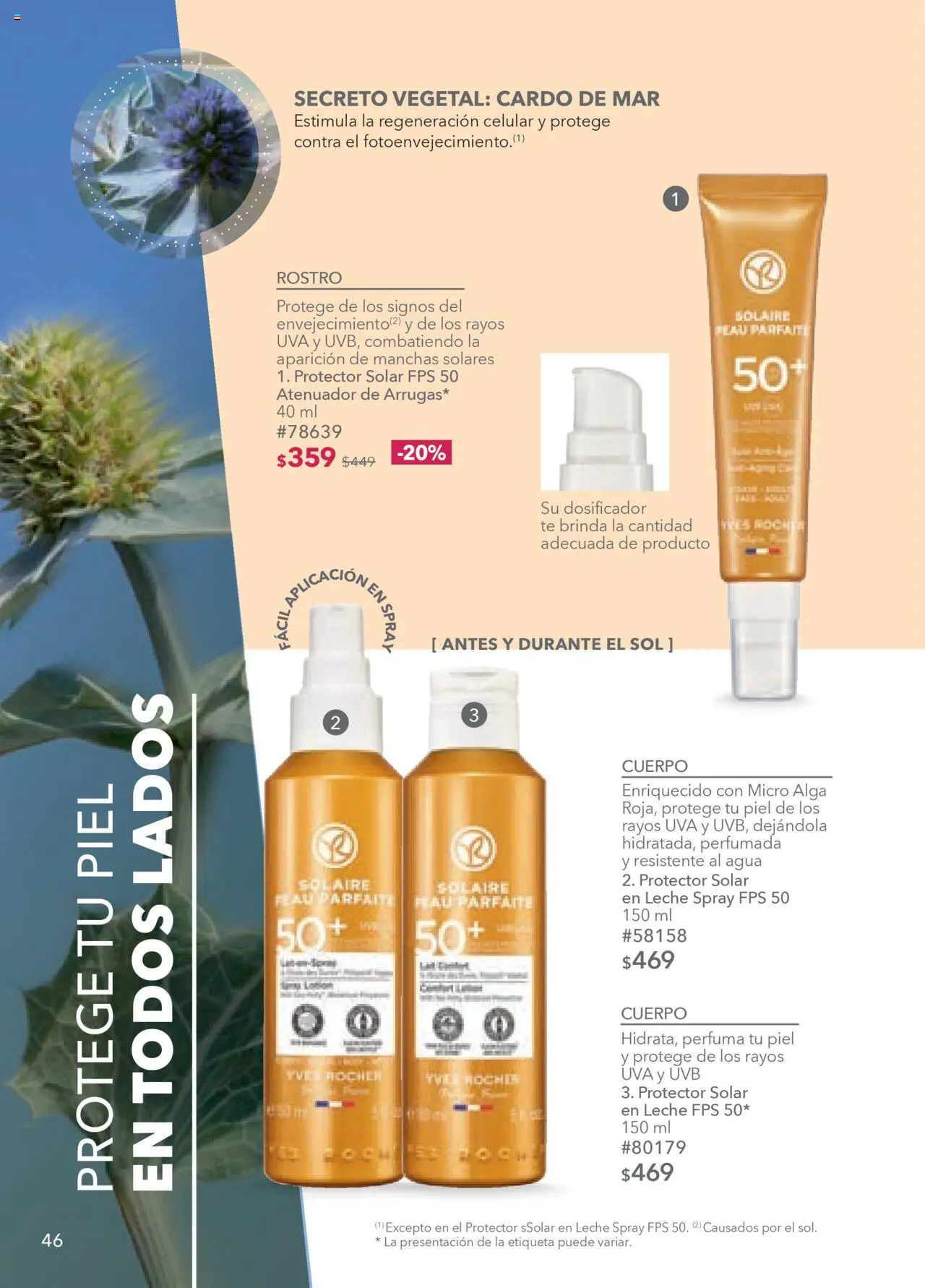 Nuevas ofertas de Yves Rocher válidas en toda la República Mexicana desde el 07.10.2025. ¡Encuentra las mejores ofertas en Yves Rocher - Campaña 14 2025! | Página: 46 | Productos: Agua, Uva, Té, Protector solar