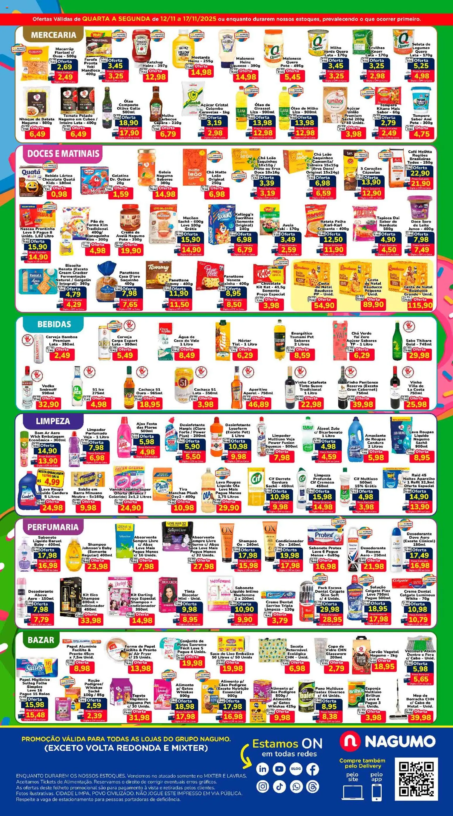Nagumo Folheto - válido de 12.11.2025 | Página: 2 | Produtos: Sabão, Leite, Geleia, Vassoura