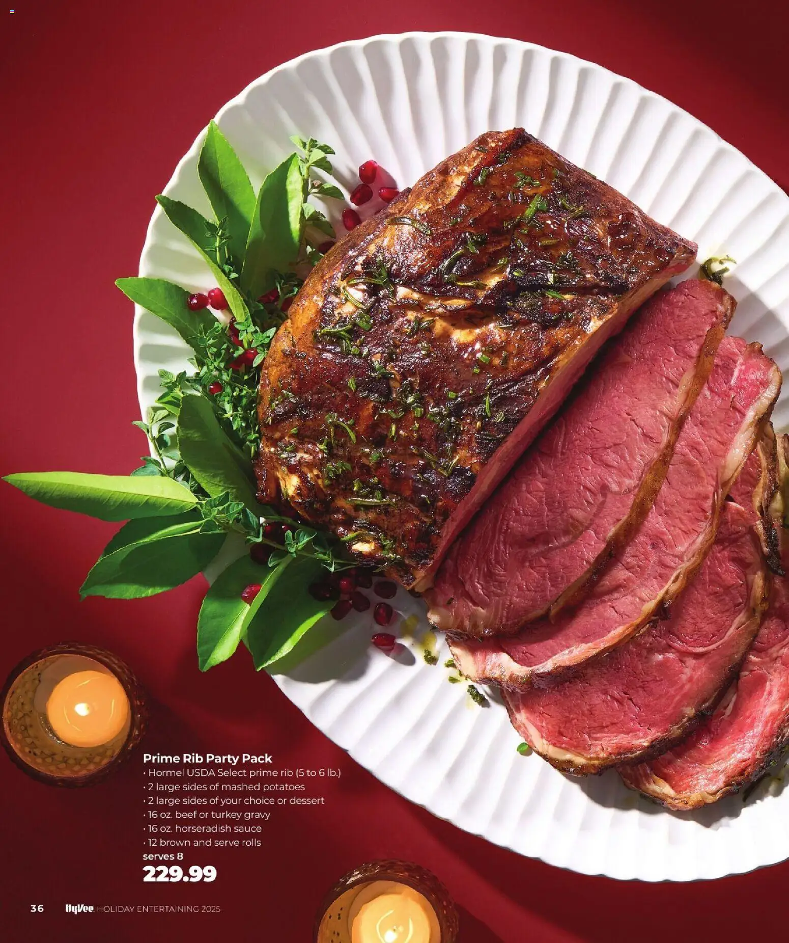HyVee Holiday Entertaining - valid from 10.11.2025 | Page: 38 | Products: Beef, Potatoes, Sauce