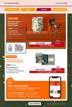 Avon - Campanha 18: Minha Consultoria - Pré-Visualização do folheto da loja Avon, válido de 29.10.2025 | Página: 68 | Produtos: Protetor solar, Revista