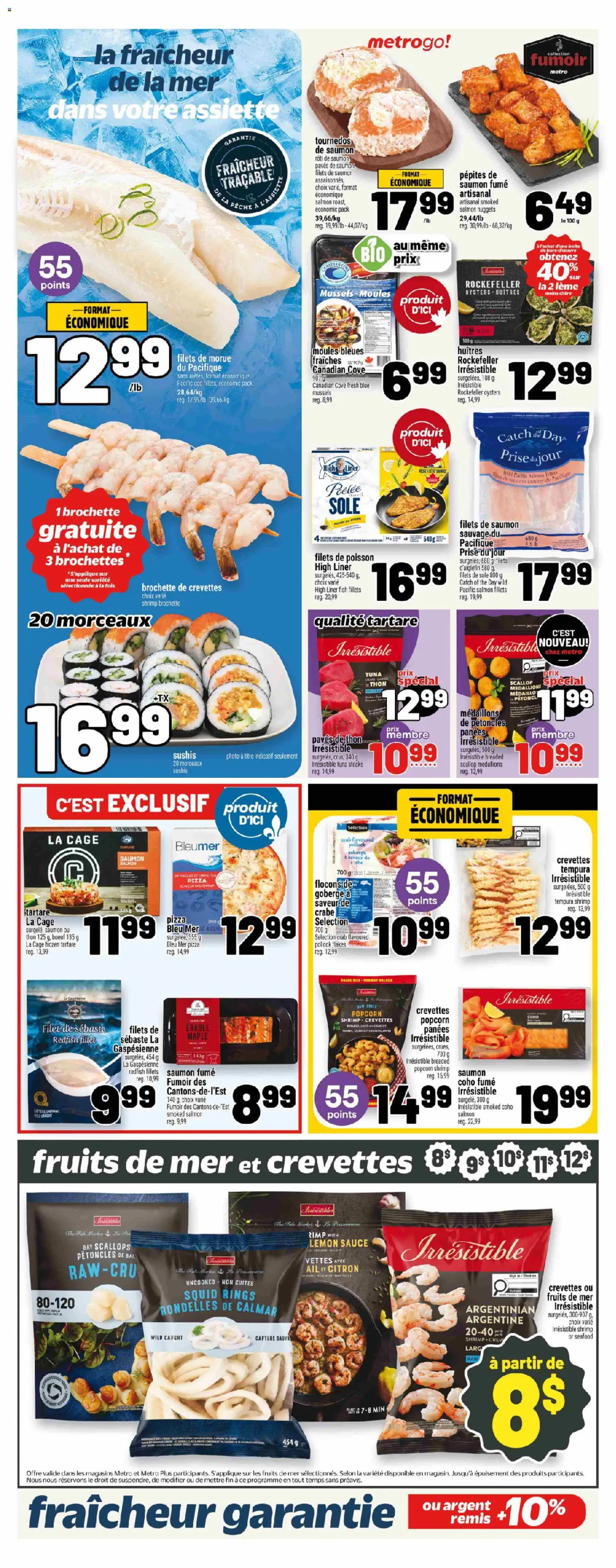 Metro flyer valid from 23.10.2025 | Page: 12 | Products: Fish, Cap, Flakes, Pizza