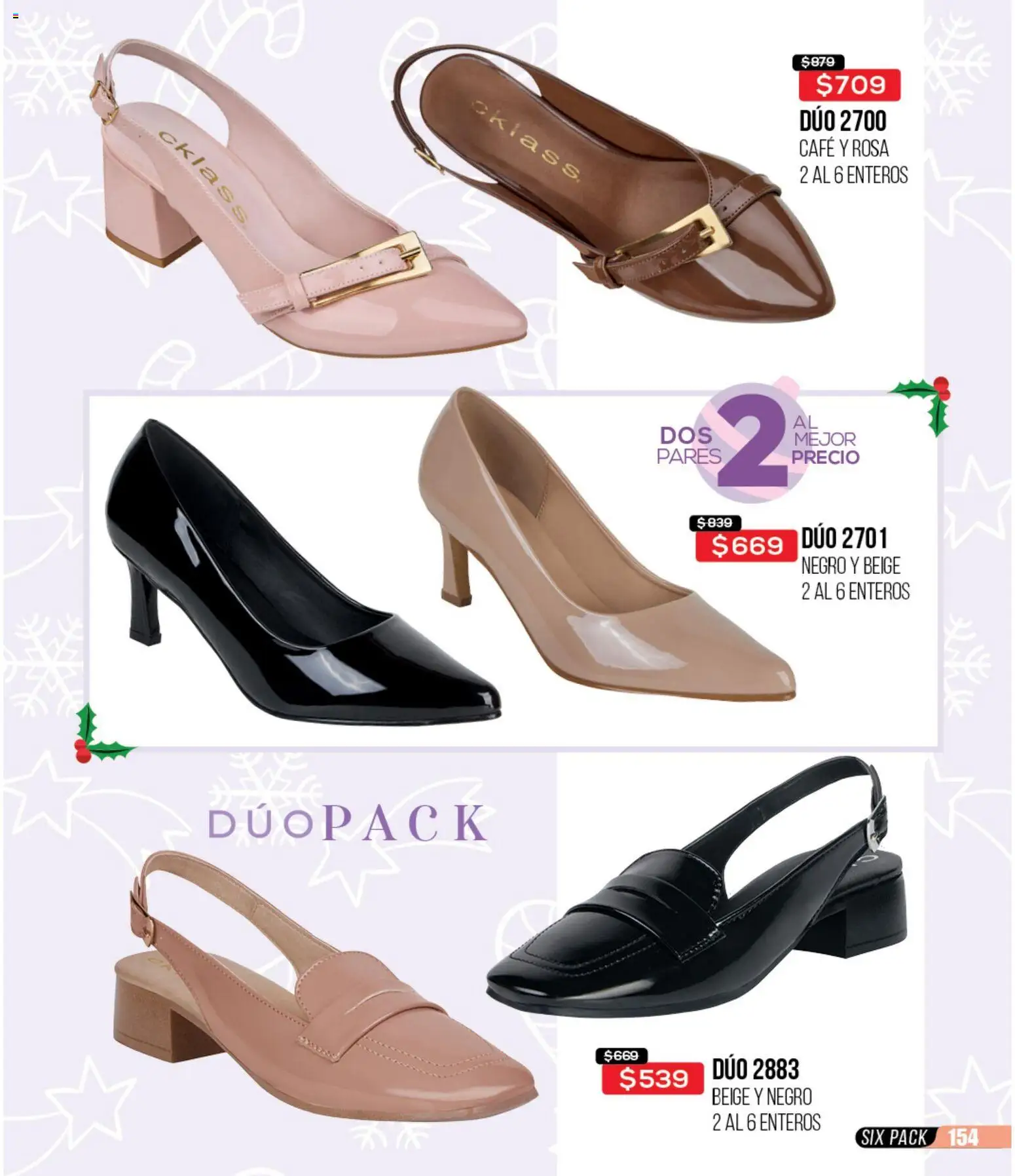 Nuevas ofertas de Cklass válidas en toda la República Mexicana desde el 30.11.2025. ¡Encuentra las mejores ofertas en Cklass catálogo Rebajas Navideñas Calzado! | Página: 155 | Productos: Café