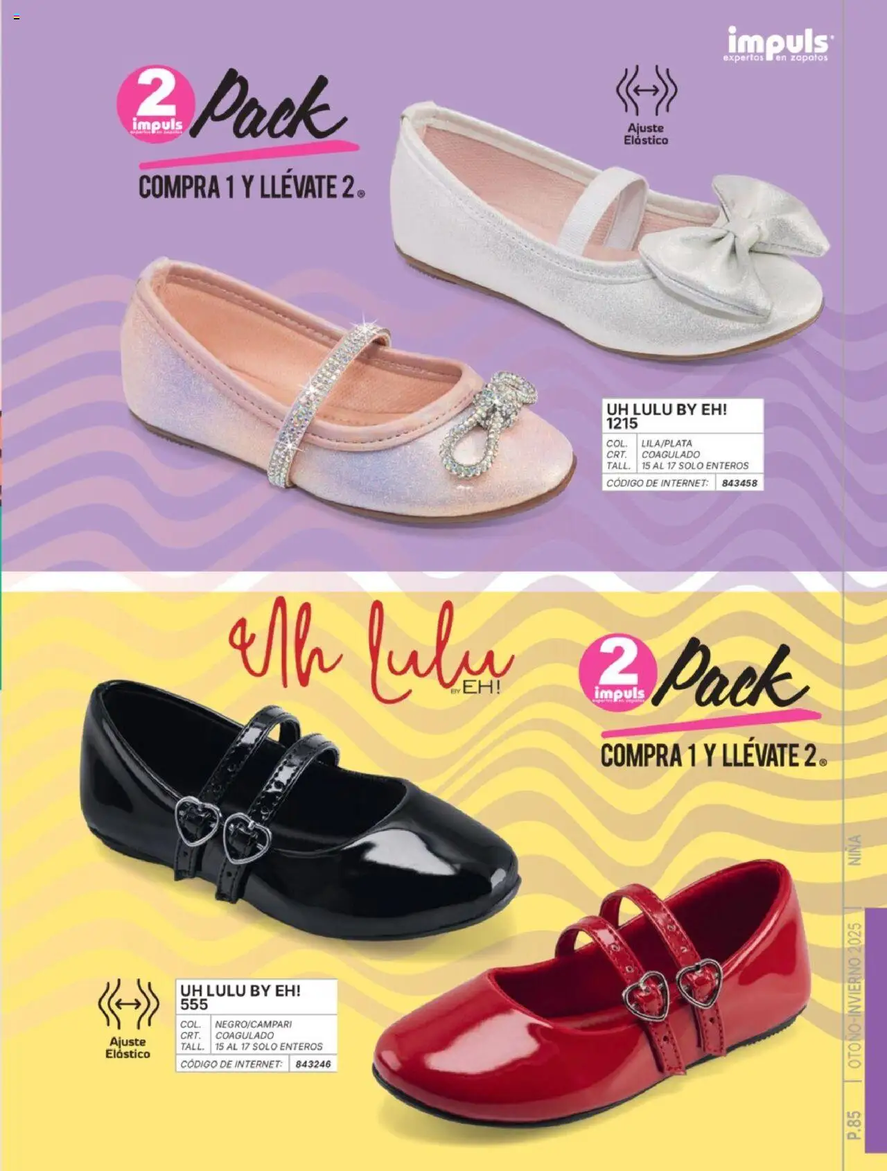 Nuevas ofertas de Impuls válidas en toda la República Mexicana desde el 07.07.2025. ¡Encuentra las mejores ofertas en Impuls catálogo Niña Otoño-Invierno 2025! | Página: 87 | Productos: Zapatos