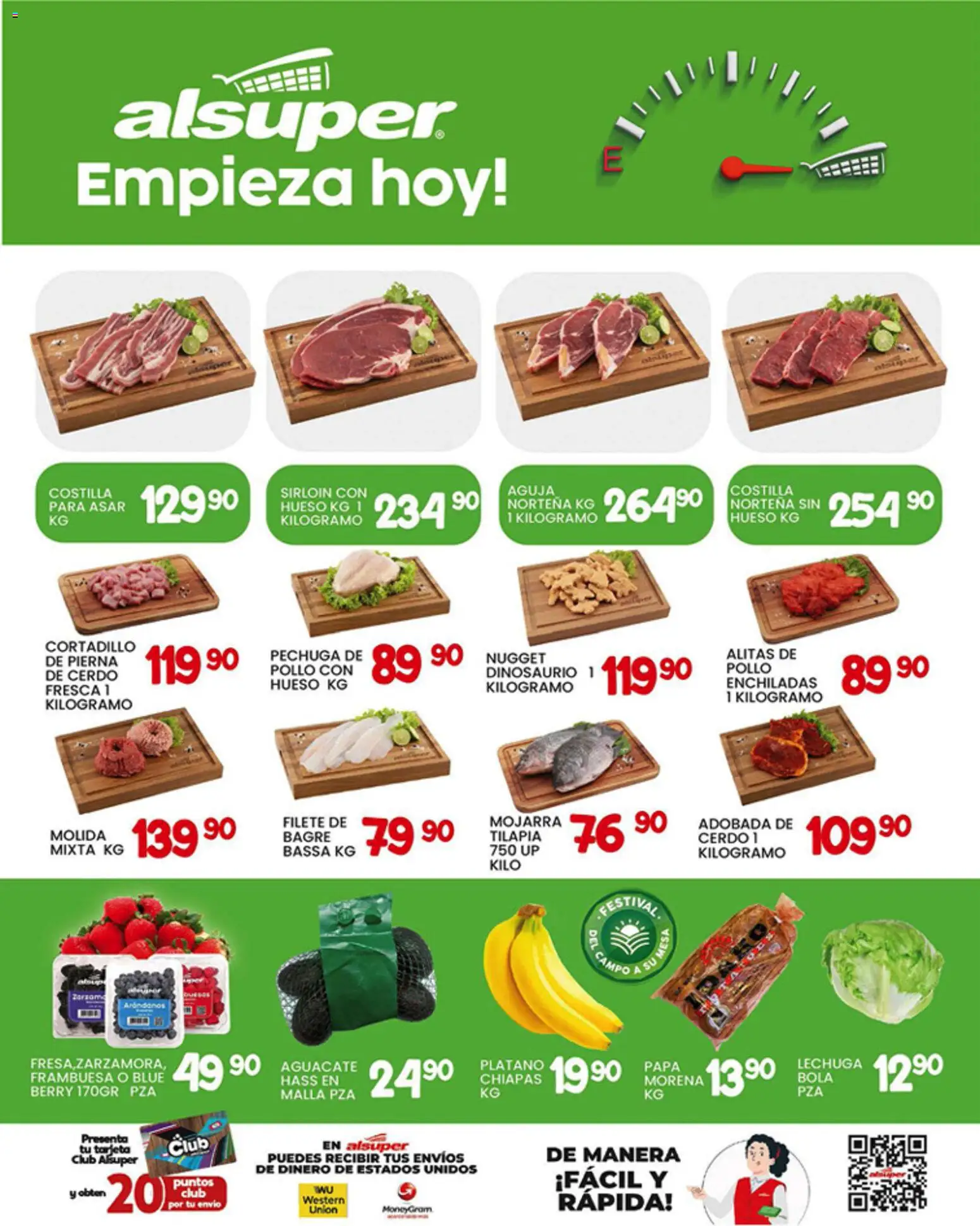Nuevas ofertas de Alsuper válidas en toda la República Mexicana desde el 23.01.2026. ¡Encuentra las mejores ofertas en Alsuper folleto Saltillo! | Página: 8 | Productos: Pollo, Lechuga, Aguacate, Arándanos