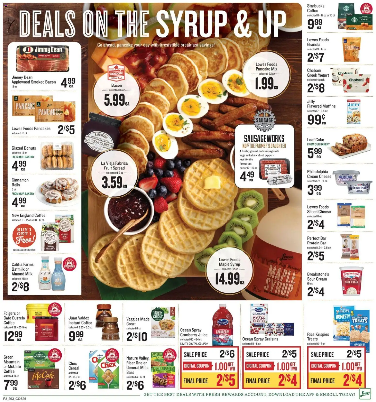 Lowes Foods Weekly Ad - SC - valid from 25.03.2026 | Page: 3 | Products: Berries, Cheese, Juice, Pepper