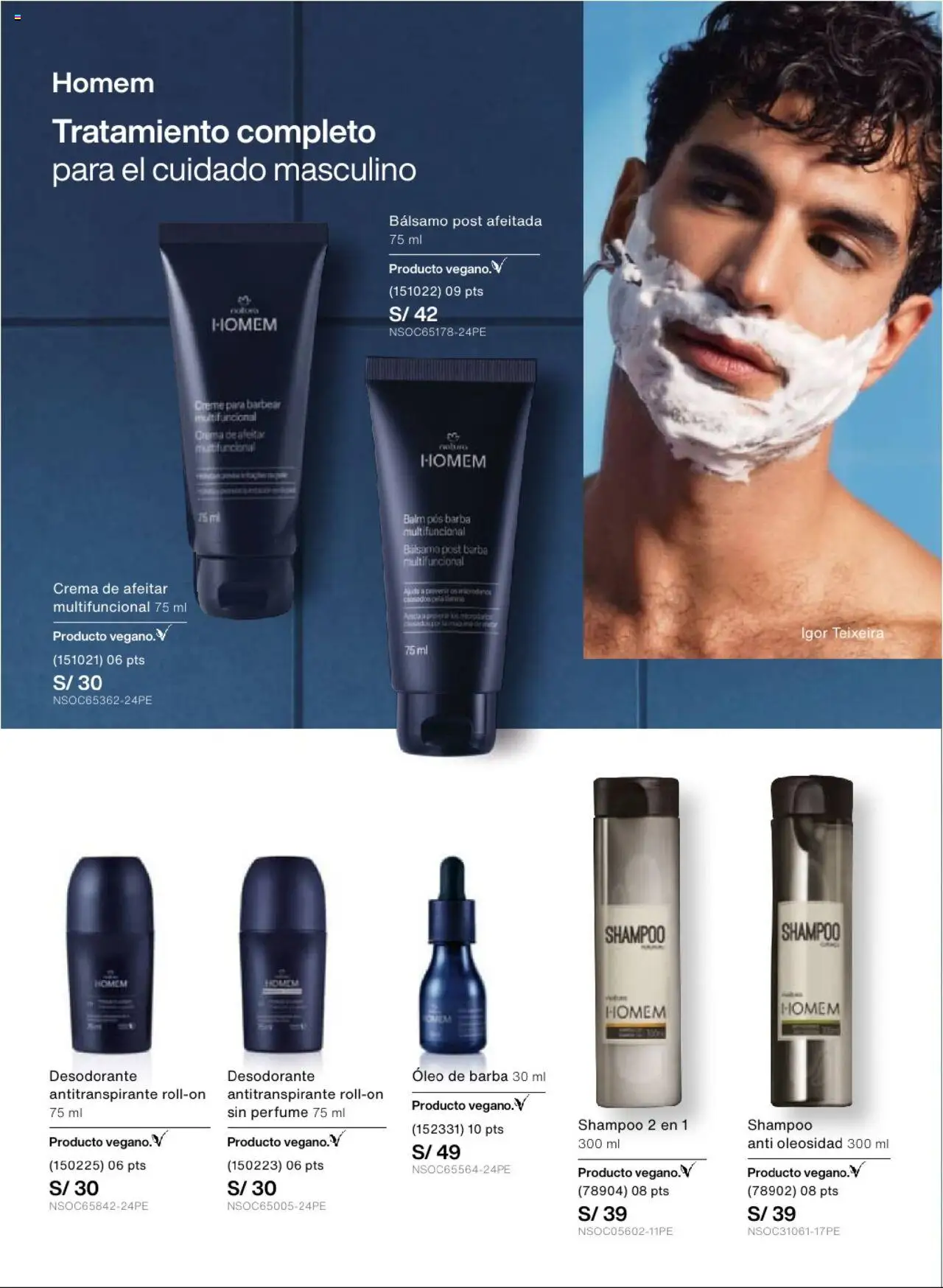 Catálogo Natura válido desde 13.08.2025 | Página: 43 | Productos: Desodorante, Antitranspirante, Crema, Perfume