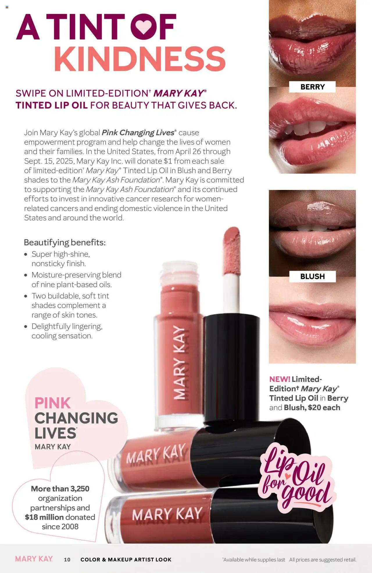 Mary Kay The Look Summer 2025 - valid from 16.05.2025 | Page: 10 | Products: Blush, Oil