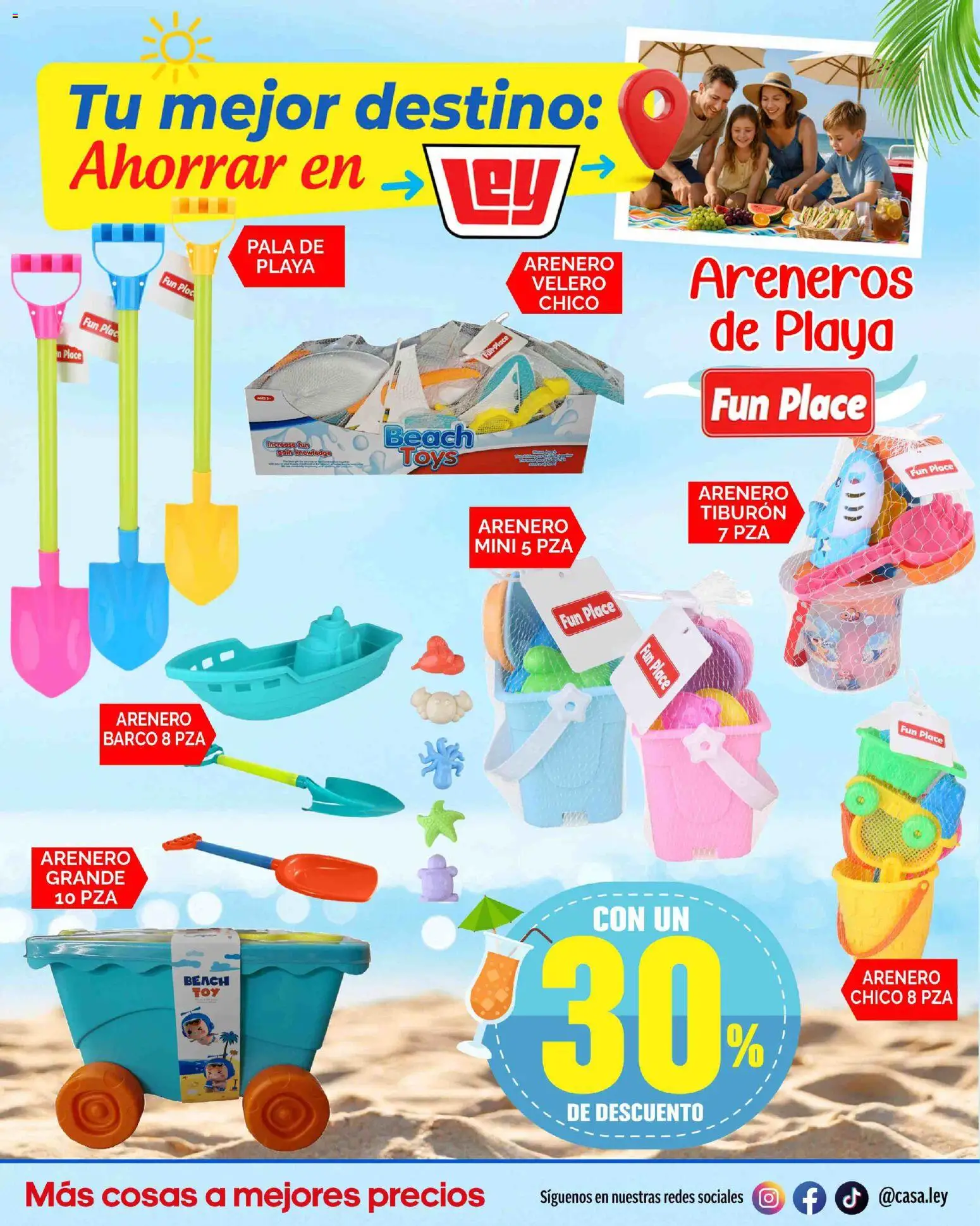 Nuevas ofertas de Casa Ley válidas en toda la República Mexicana desde el 20.03.2026. ¡Encuentra las mejores ofertas en Casa Ley folleto Tu mejor destino ! | Página: 14 | Productos: Pala